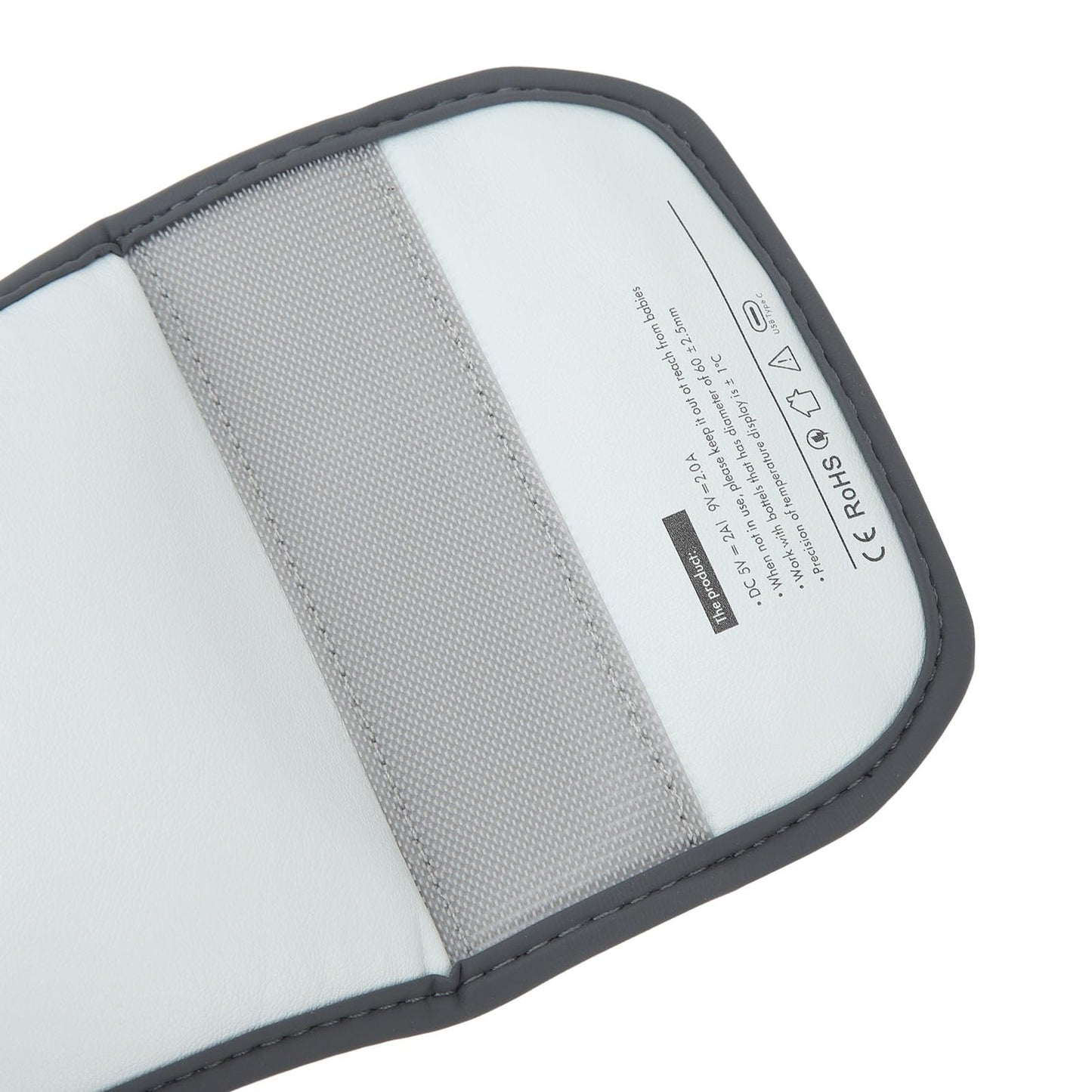 Calentador de Biberones Portátil, Calentamiento Rápido, 5 Configuraciones de Temperatura, Alimentación por USB, Retención de Calor las 24 Horas