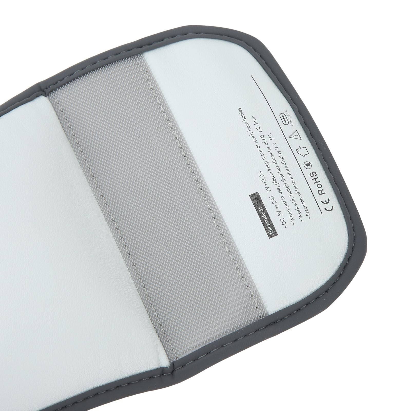 Calentador de Biberones Portátil, Calentamiento Rápido, 5 Configuraciones de Temperatura, Alimentación por USB, Retención de Calor las 24 Horas