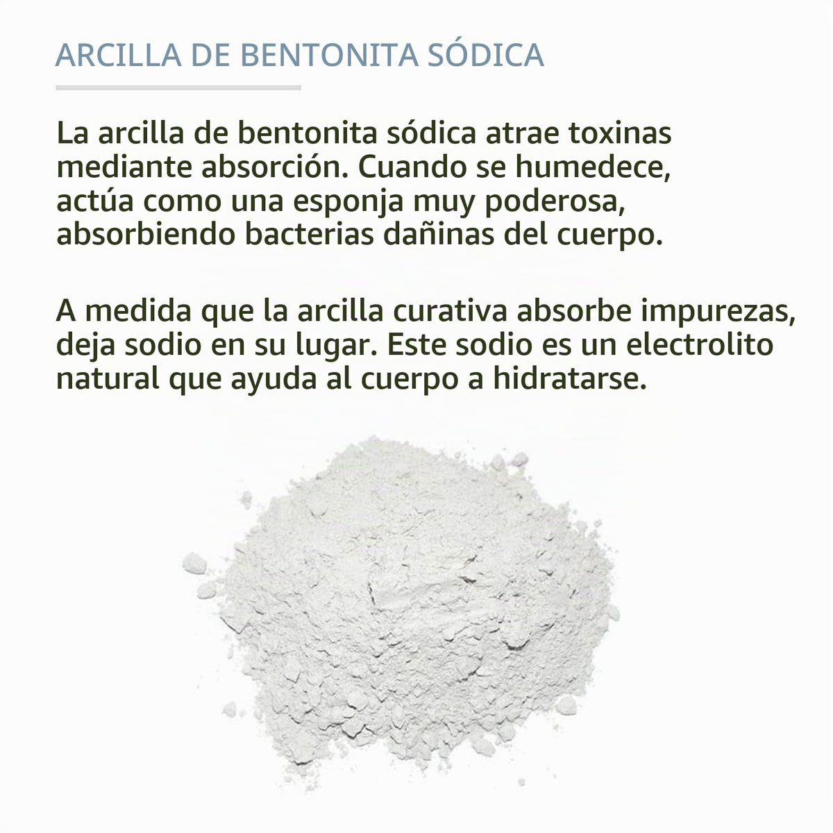 Pure Bentonite Powder for DIY Detox Bath & Face Mask, Pure Indian Healing Clay for Burns, Mastitis, Inflamed or Chapped Skin (8.8 oz) - Pure Body Naturals