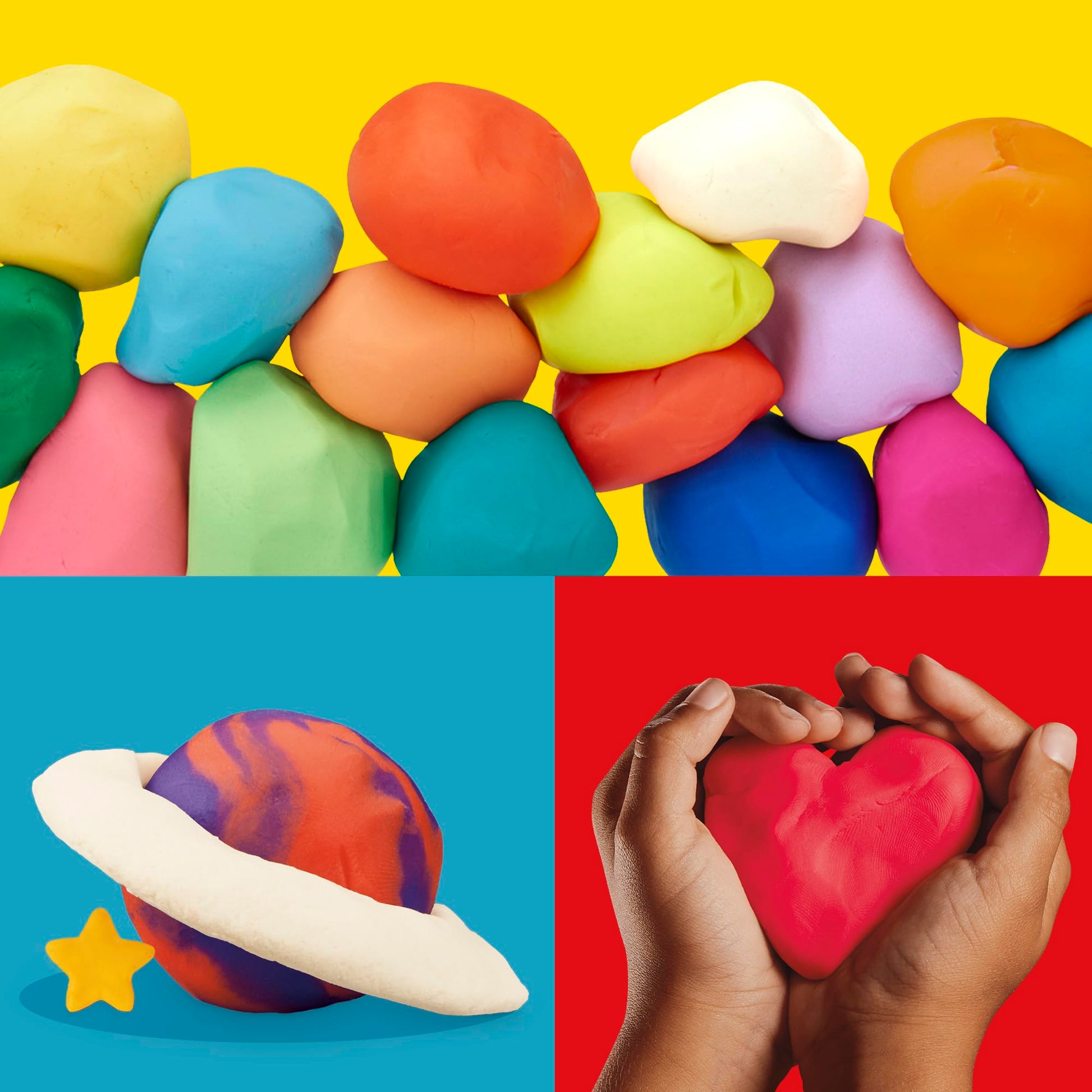 Pack de Modelado Play Doh Variedad de Colores para Niños y Niñas