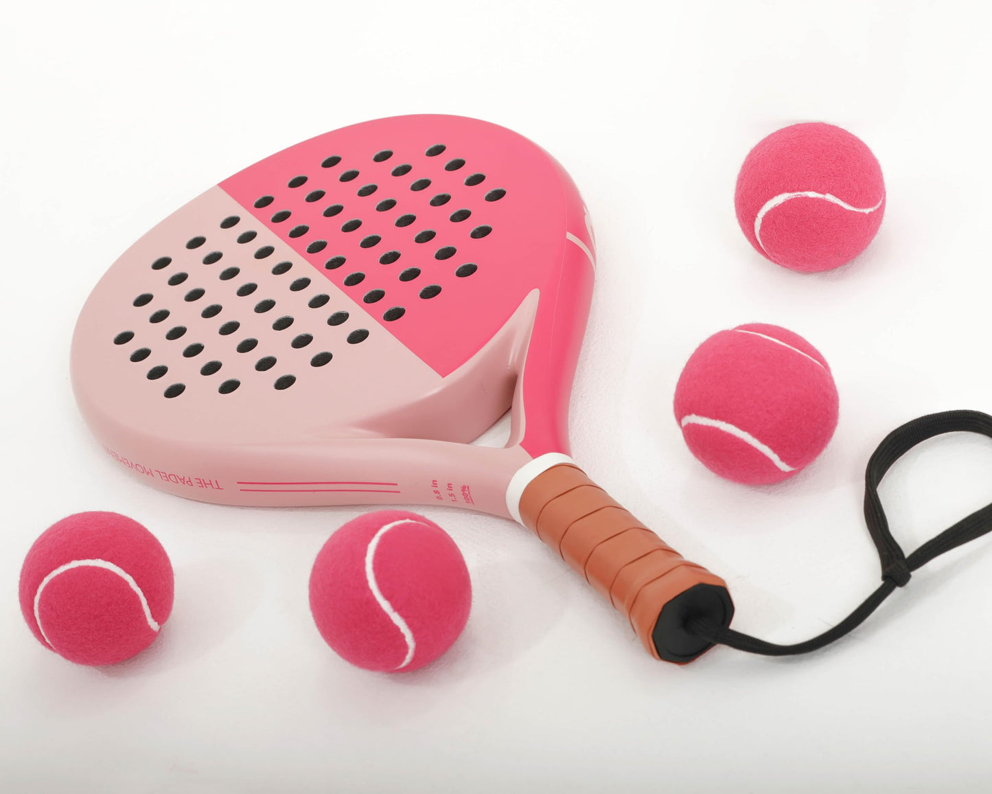 LAPAT Pelotas de Padel Color Rosa. Lata Individual con 3 Unidades.