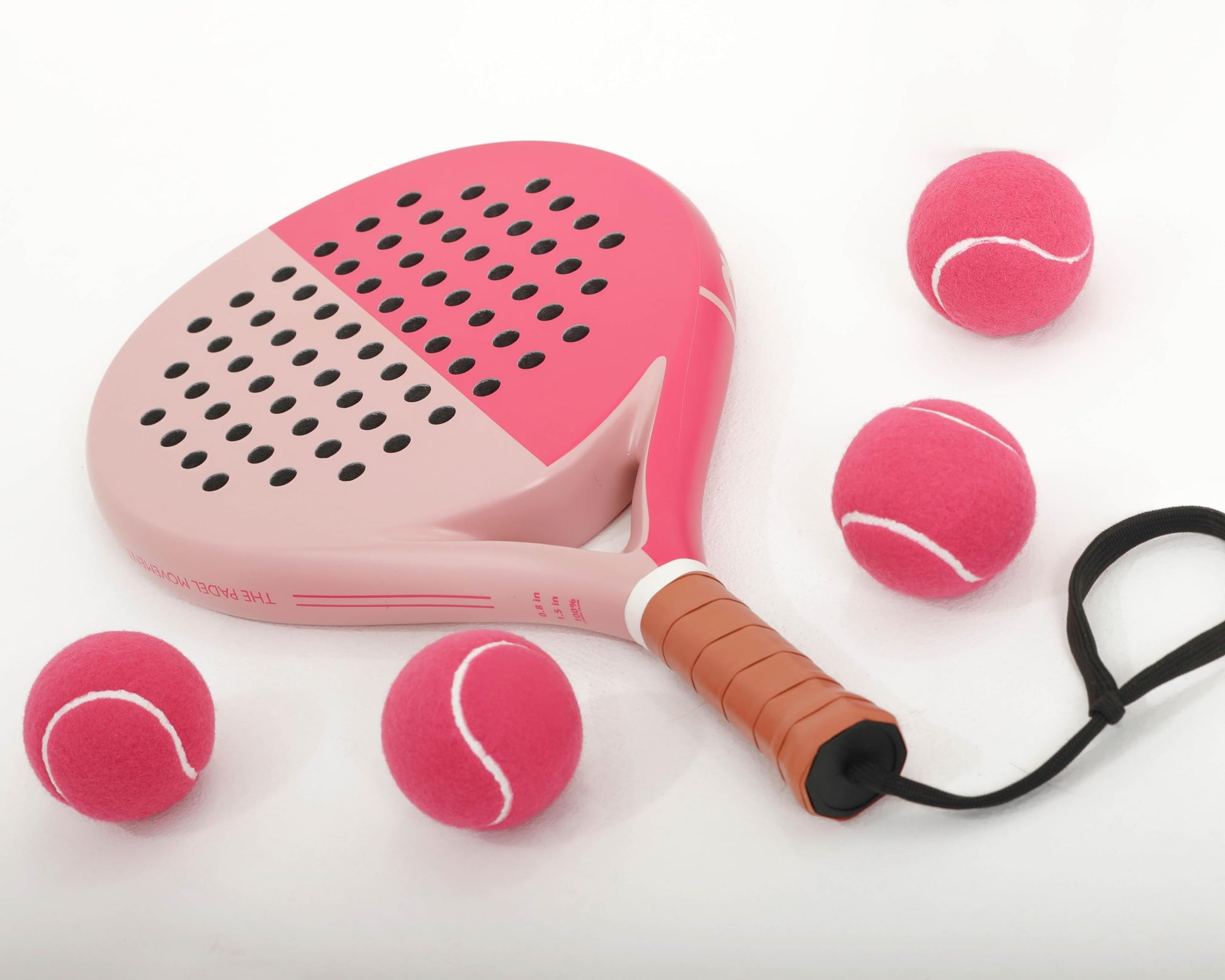 LAPAT Pelotas de Padel Color Rosa. Lata Individual con 3 Unidades.