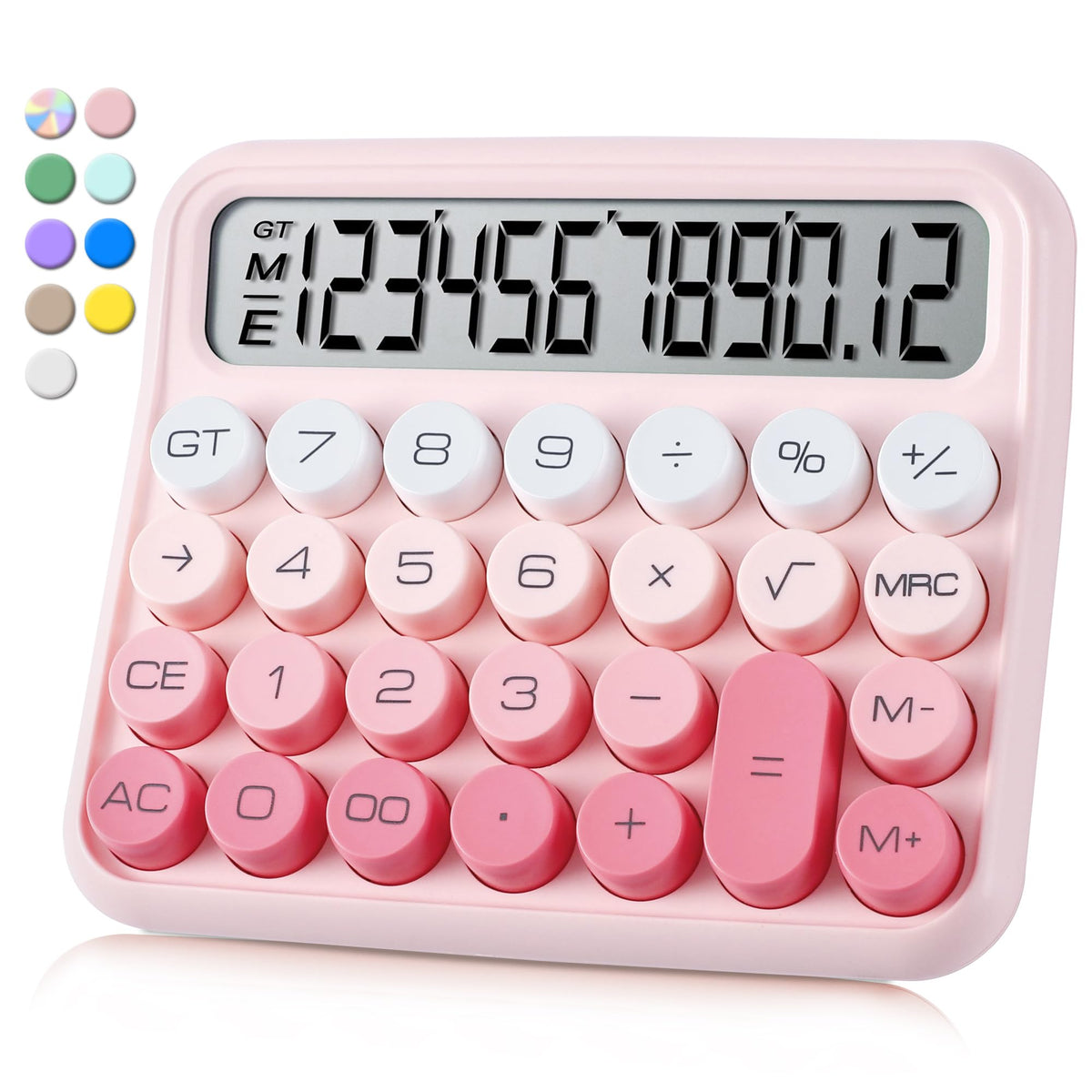 Calculadora Mecánica VEWINGL con Pantalla LCD 12 Dígitos y Botones Grandes