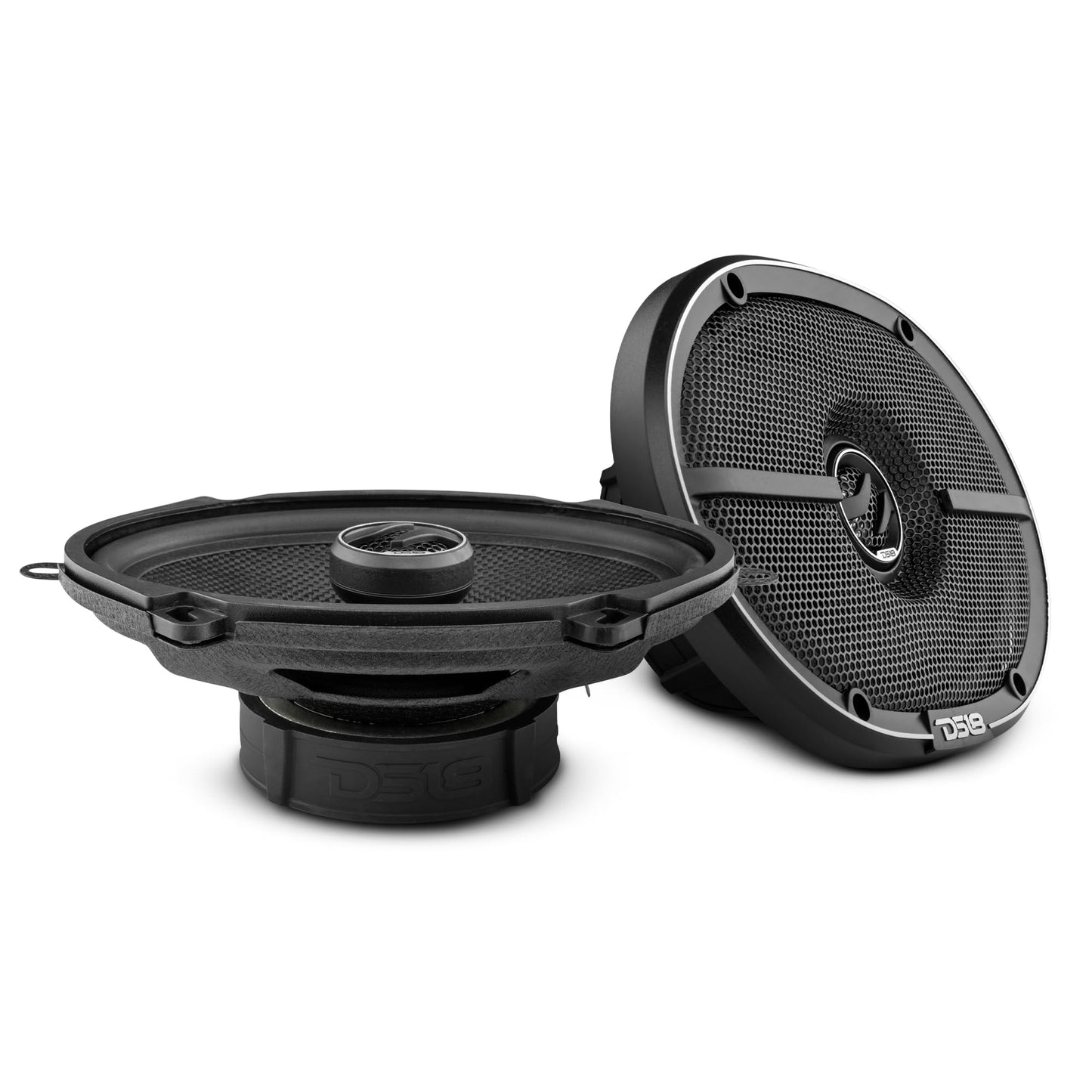 DS18 ZXI-574 Elite - Altavoces coaxiales de 2 vías para Coche de 5 x 7 Pulgadas con Cono de Kevlar 210 vatios 4 ohmios (2 Altavoces)