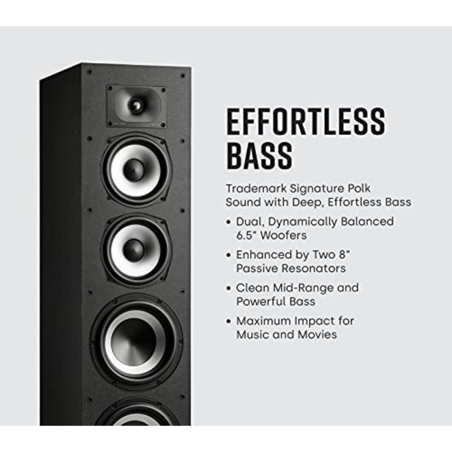 Polk Audio Monitor XT70 - Altavoz de pie (tamaño Grande)