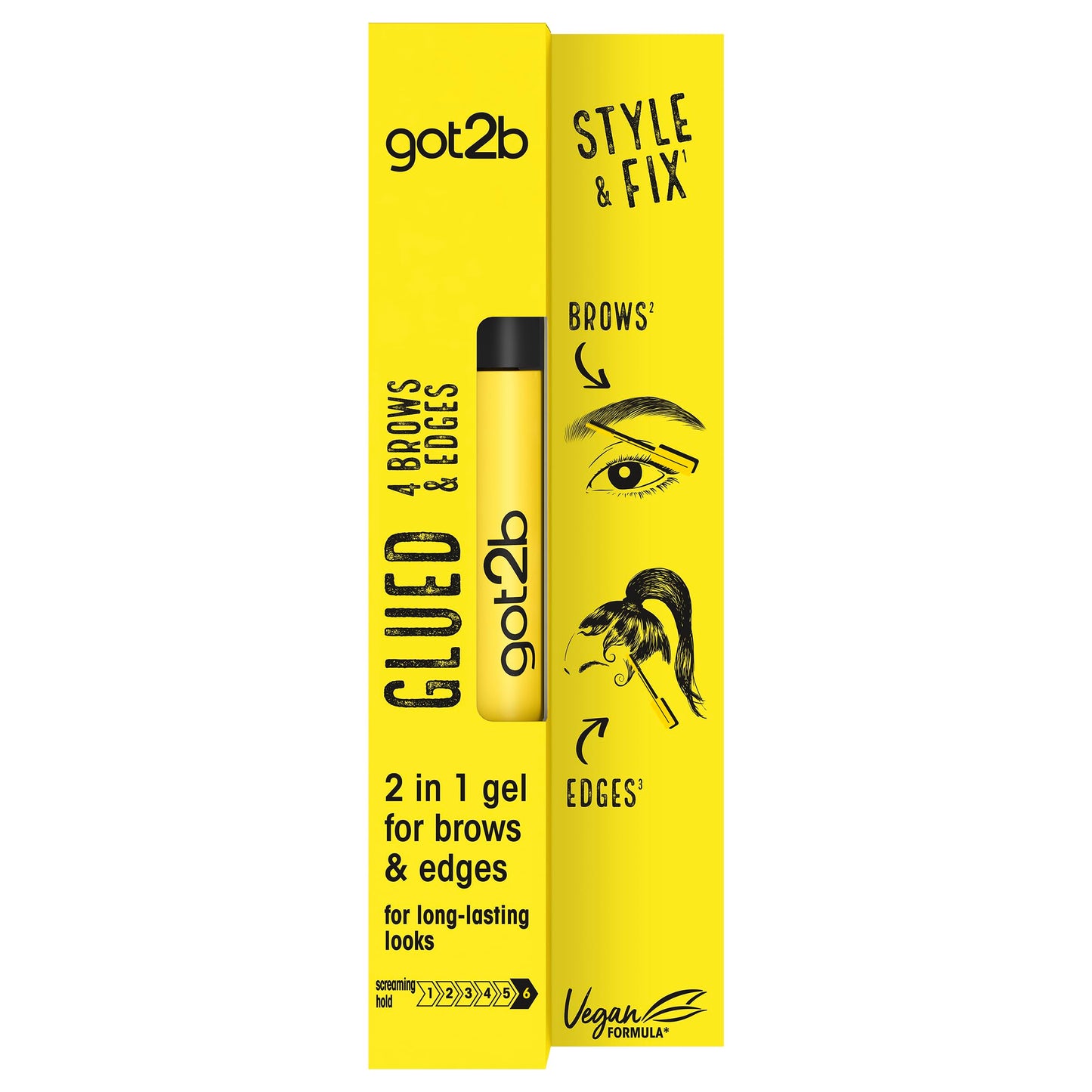 Got2B Gel para cejas y bordes del cabello Glued 16ml