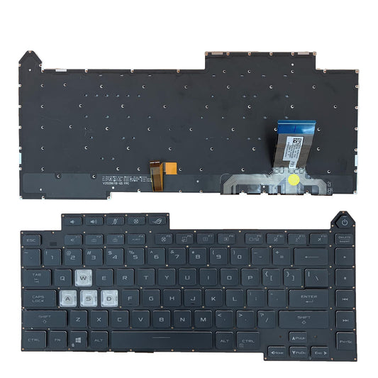 Teclado de Repuesto Siakoocty para Portátil Asus Rog Strix G15 Negro