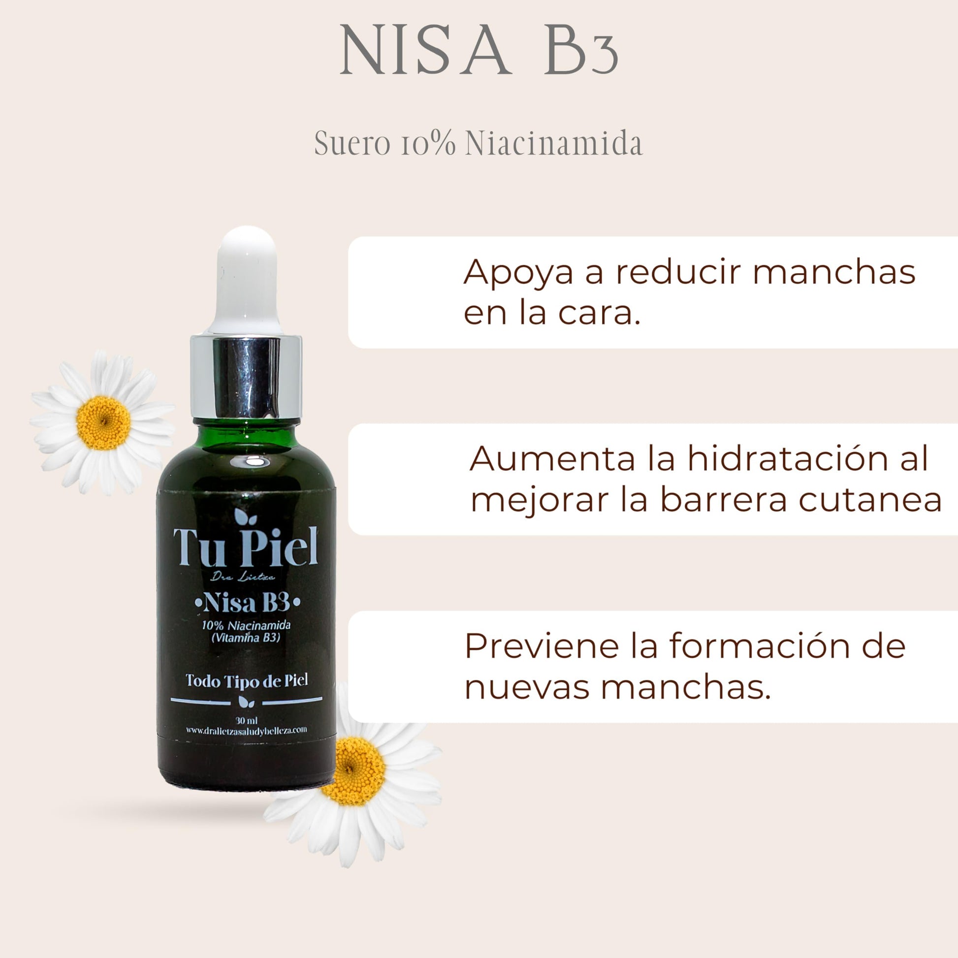 Kit para manchas faciales con crema despigmentante con 2% de hidroquinona, suero de vitamina C, suero de niacinamida, suero de ácido hialurónico, crema de día y limpiador facial | Tu Piel Dra Lietza |
