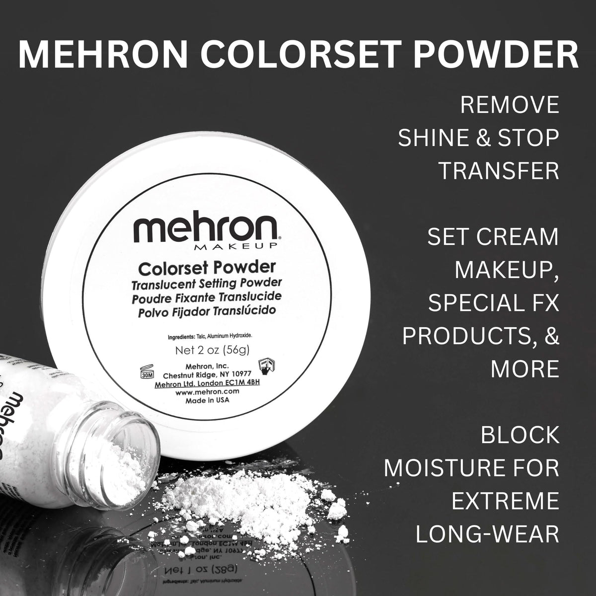 mehron Colorset Powder - Translucent by mehron