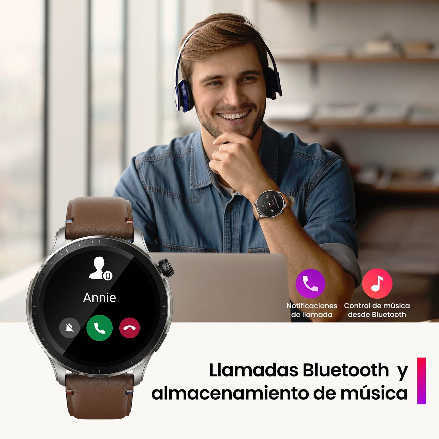 Amazfit GTR 4 Smartwatch con Amazon Alexa, Autonomía 14 Días, Pantalla AMOLED HD, 150 Modos Deportivos - Negro Super Speed