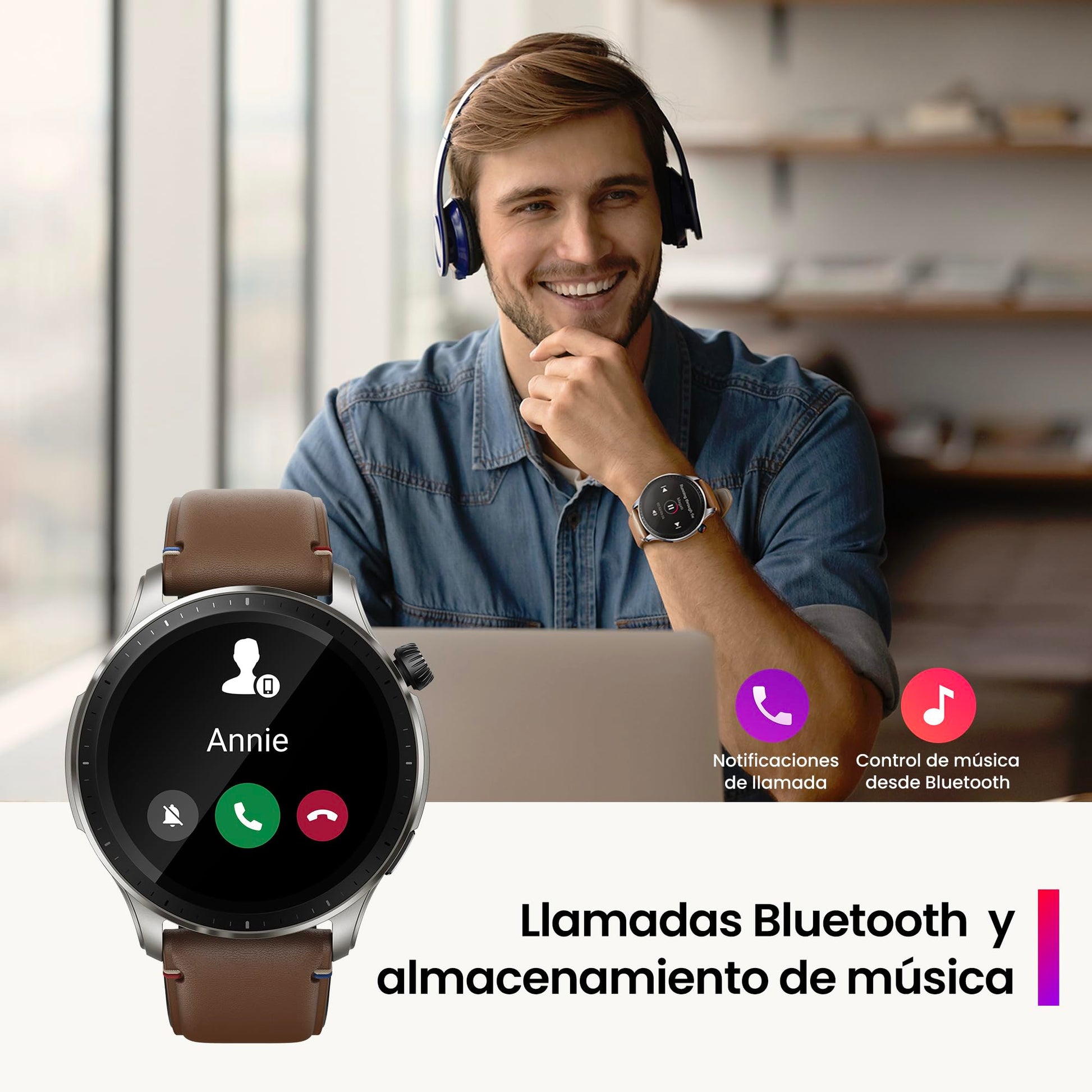 Amazfit GTR 4 Smartwatch con Amazon Alexa, Autonomía 14 Días, Pantalla AMOLED HD, 150 Modos Deportivos - Negro Super Speed