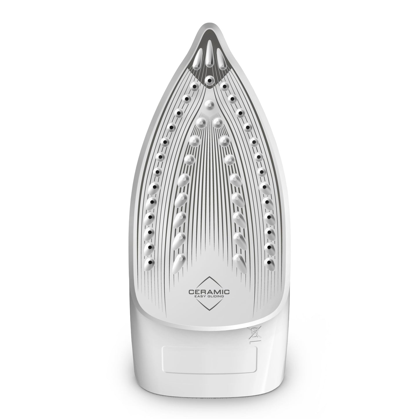 Tefal Virtuo FV2C42E0 - Plancha de vapor (2000 W, 27 g/min, golpe de vapor de 120 g/min, tiempo de calentamiento, vapor vertical, antigoteo, punta de precisión de eucalipto