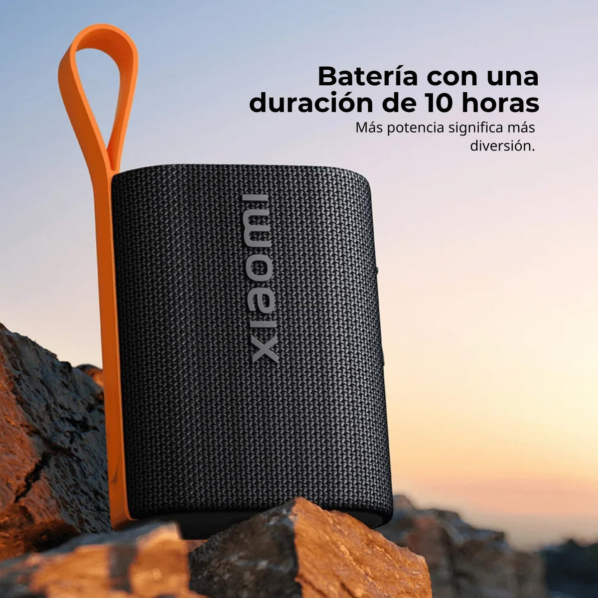 Altavoz Bluetooth Xiaomi Negro Inalámbrico Portátil Impermeable Diseño de Bolsillo Compacto 10 Horas de Autonomía