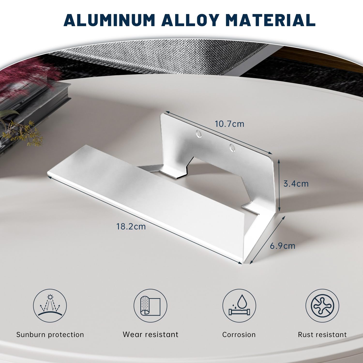 Soporte de Pared Starlink Aleación de Aluminio Esmerilado para Router Gen 2 y Mesh Router Internet Kit Satélite