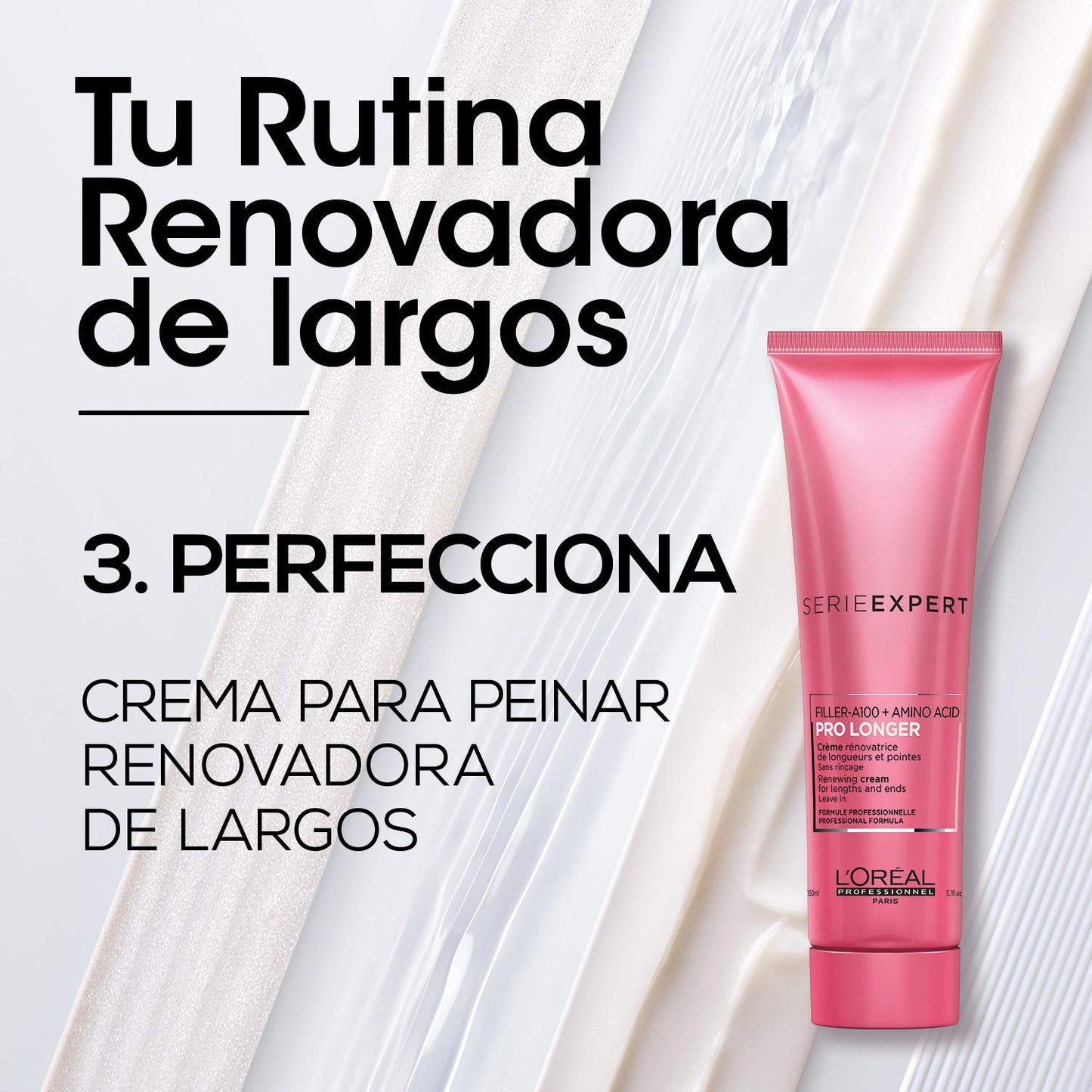 L'Oreal Professionnel L' oreal professionnel serie expert - crema para peinar renovadora de largos y engrosadora de puntas pro longer, para un cabello ma largo, mas grueso y mas sano