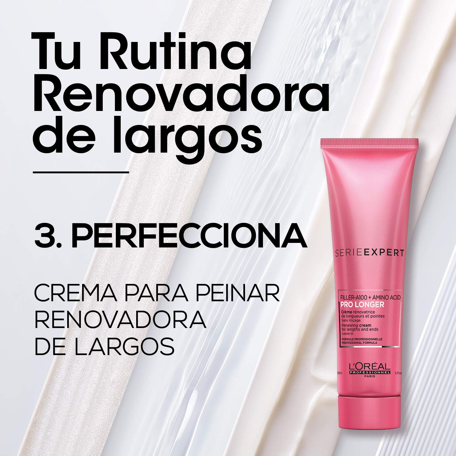 L'Oreal Professionnel L' oreal professionnel serie expert - crema para peinar renovadora de largos y engrosadora de puntas pro longer, para un cabello ma largo, mas grueso y mas sano
