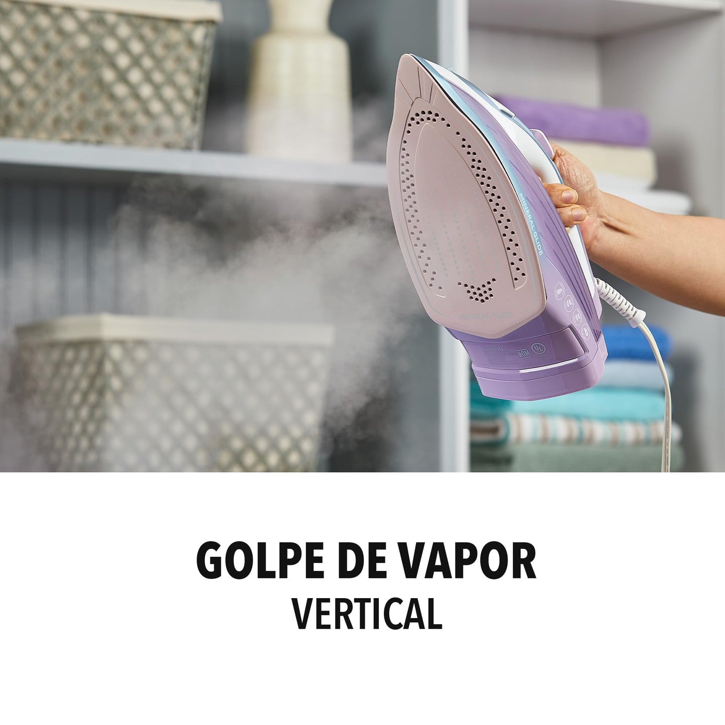 Plancha PowerXL Mineral Glide Ceramica de Vapor Contínuo