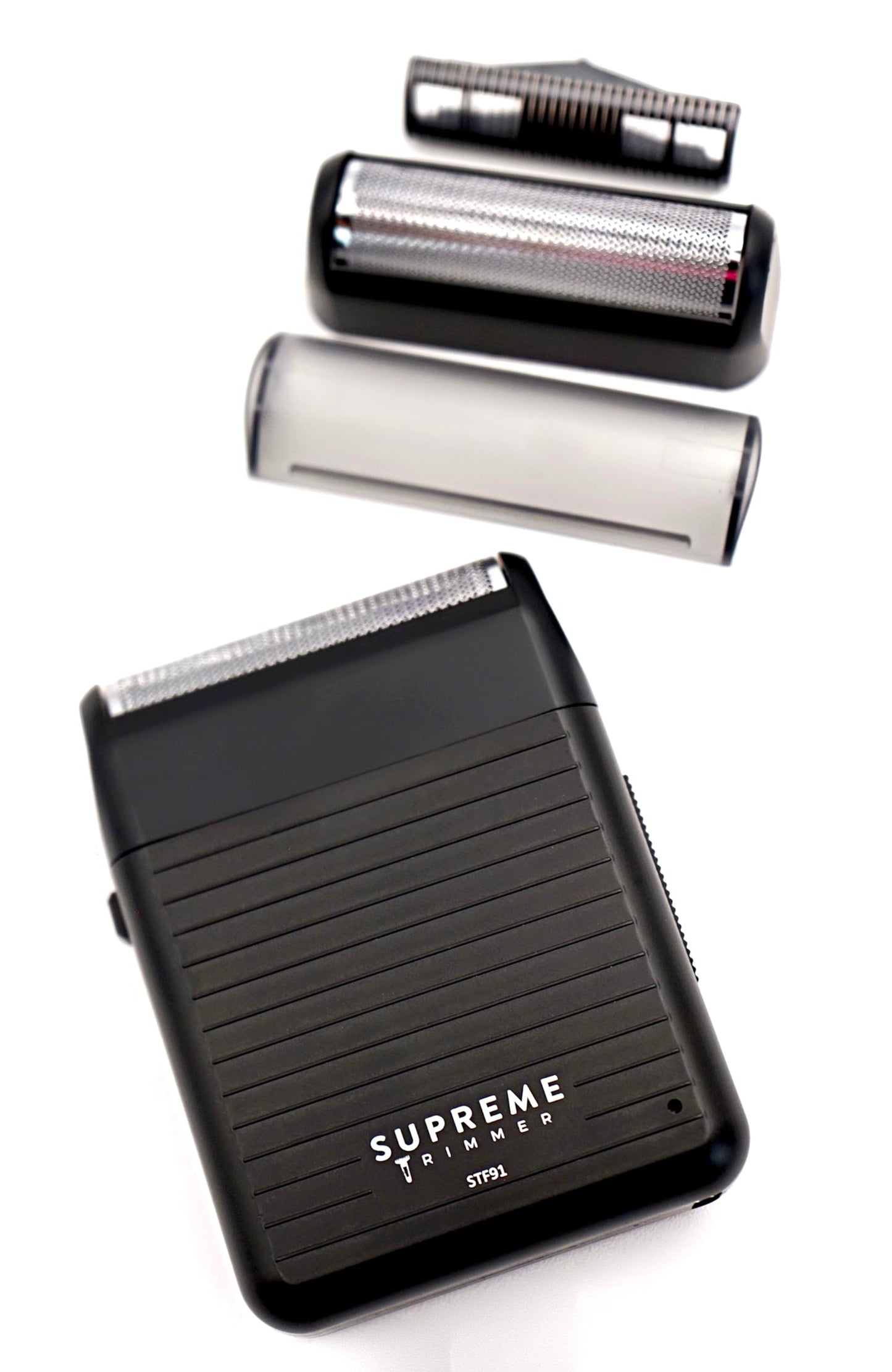 Supreme Trimmer Solo LiTE - Afeitadora de papel individual para hombre, 90 minutos, sin cable, potente USB-C Mini tamaño para barberos y uso doméstico | STF91 negro