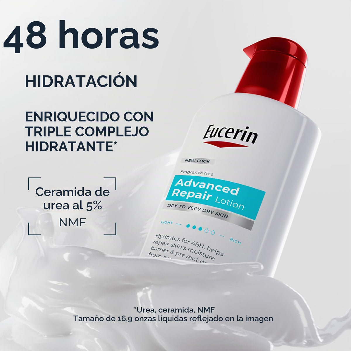 Eucerin Plus Smoothing Essentials Loción de absorción rápida