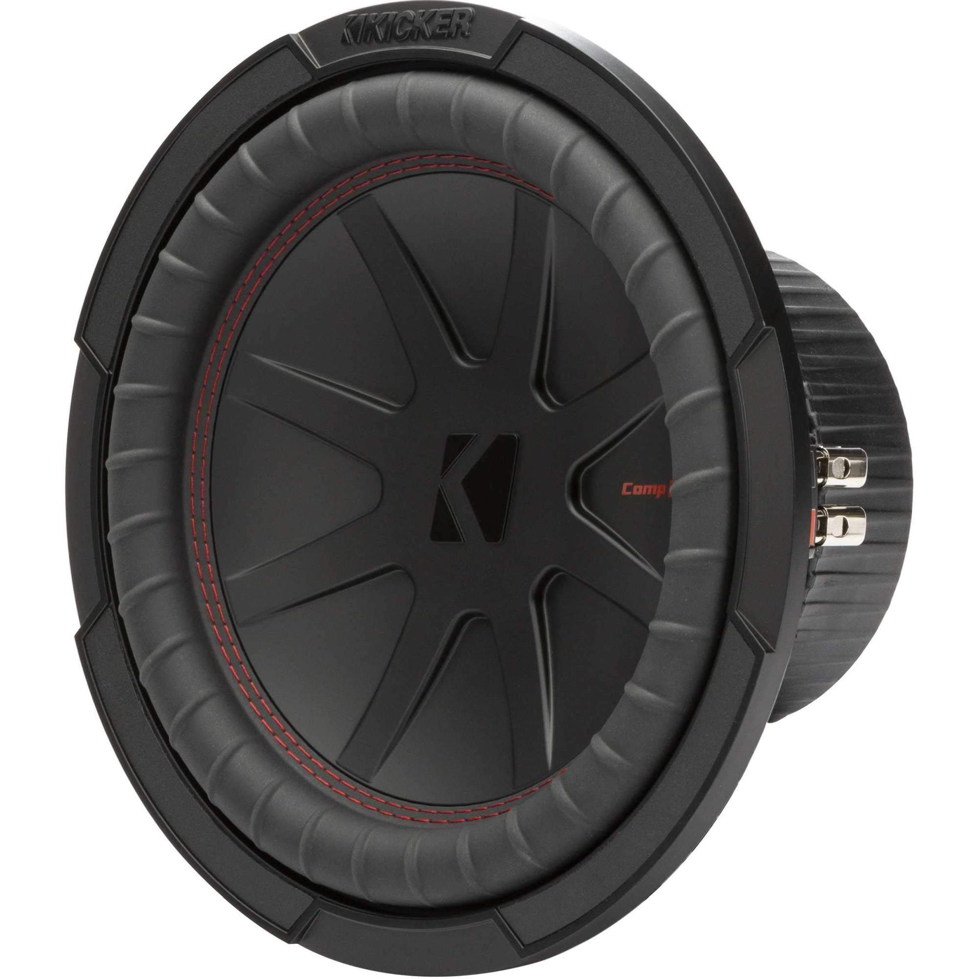 KICKER 48CWR102 CompR Subwoofer de 10 pulgadas, DVC, 2 ohmios