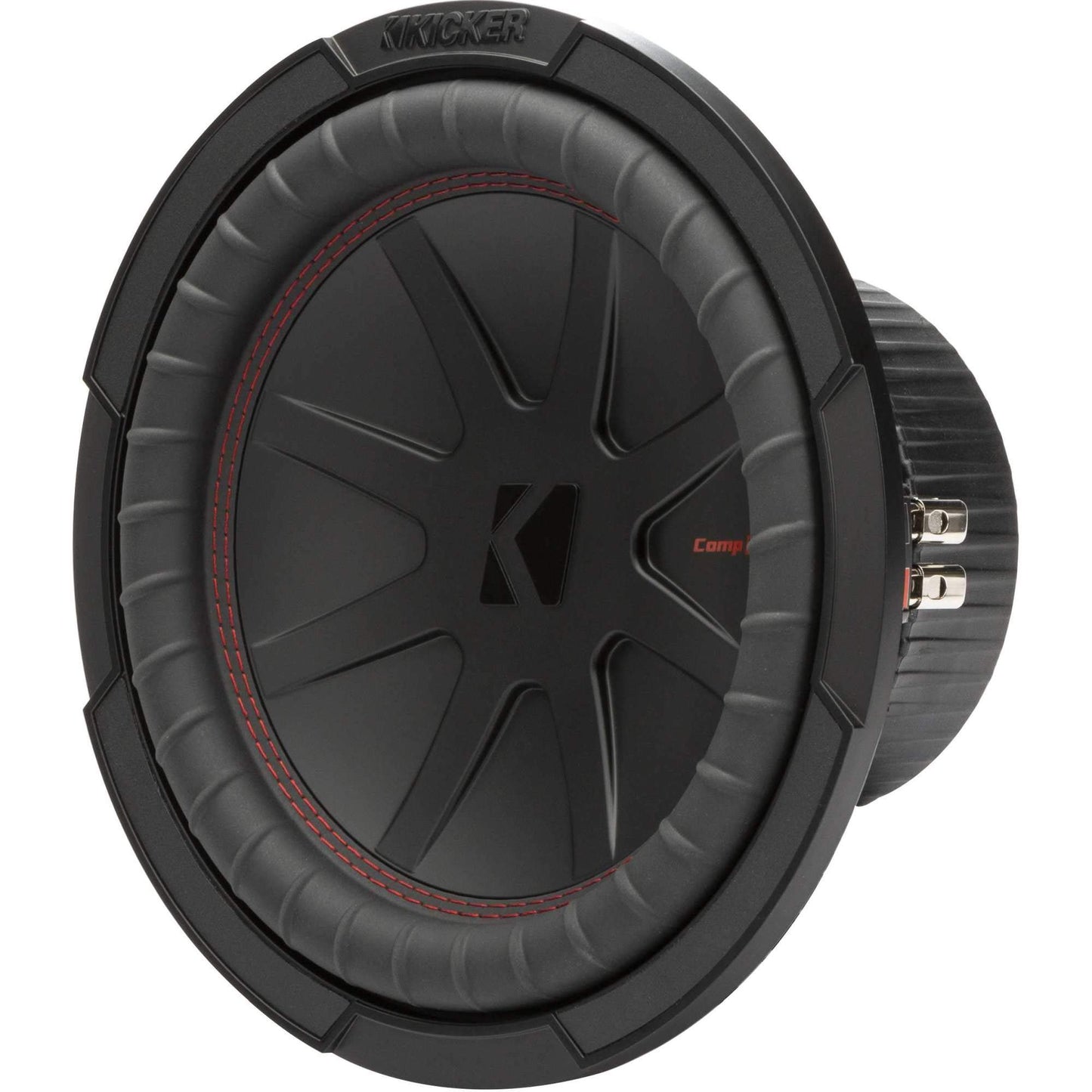 KICKER 48CWR104 CompR Subwoofer de 10 pulgadas, DVC, 4 ohmios