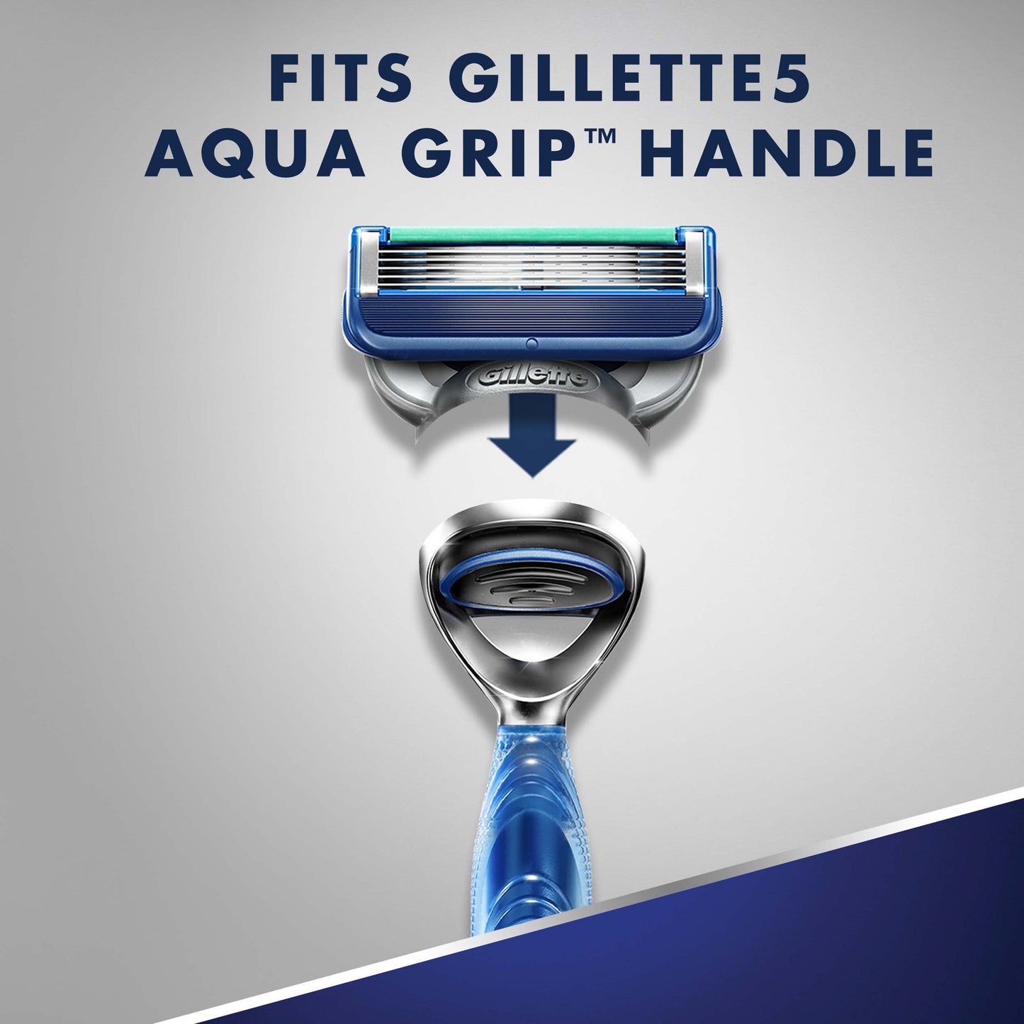 Gillette - 5 recambios de cuchillas de afeitar para hombre, 12 unidades