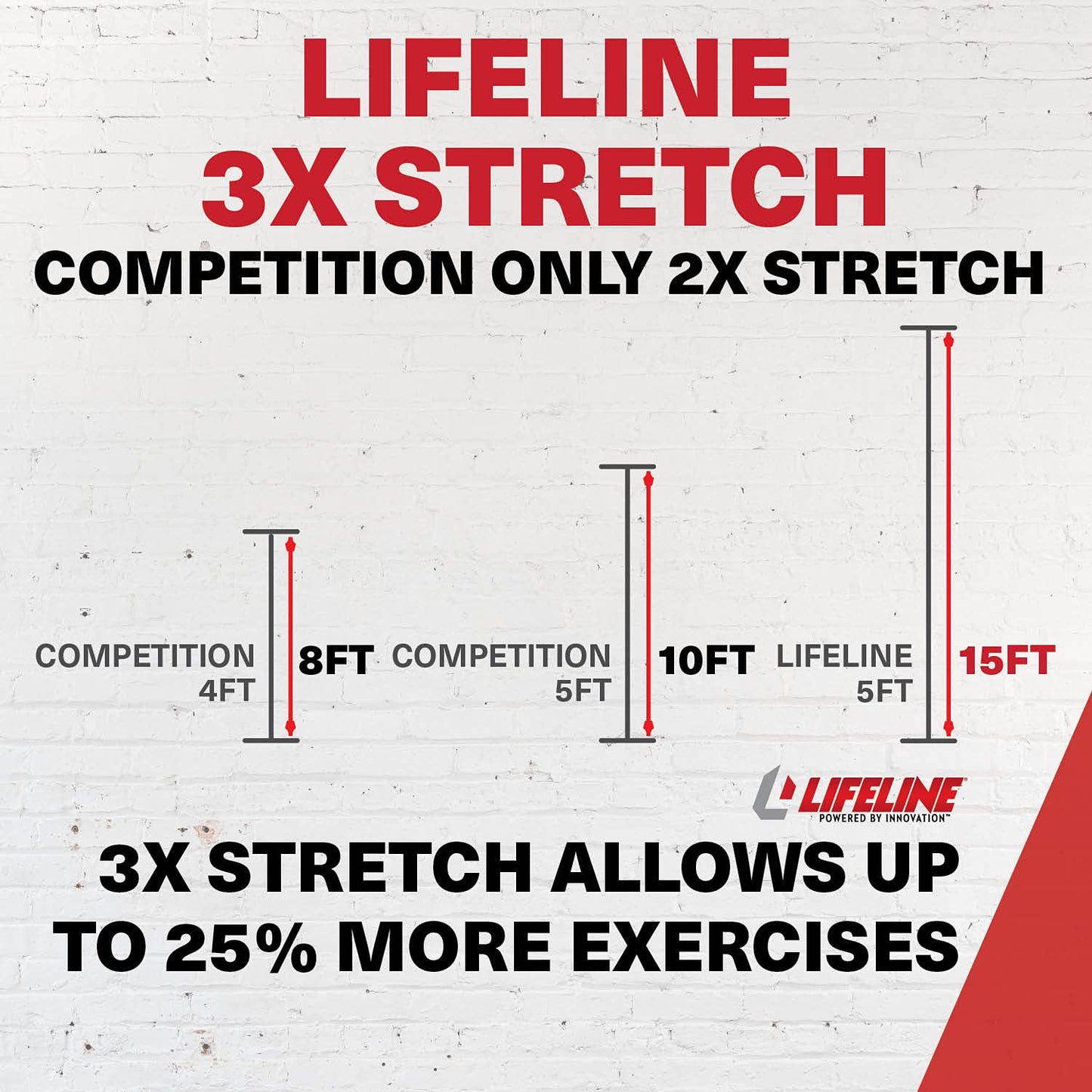 Lifeline - Kit de Entrenamiento de Resistencia Variable, 54.4 kg, 54.36 kg