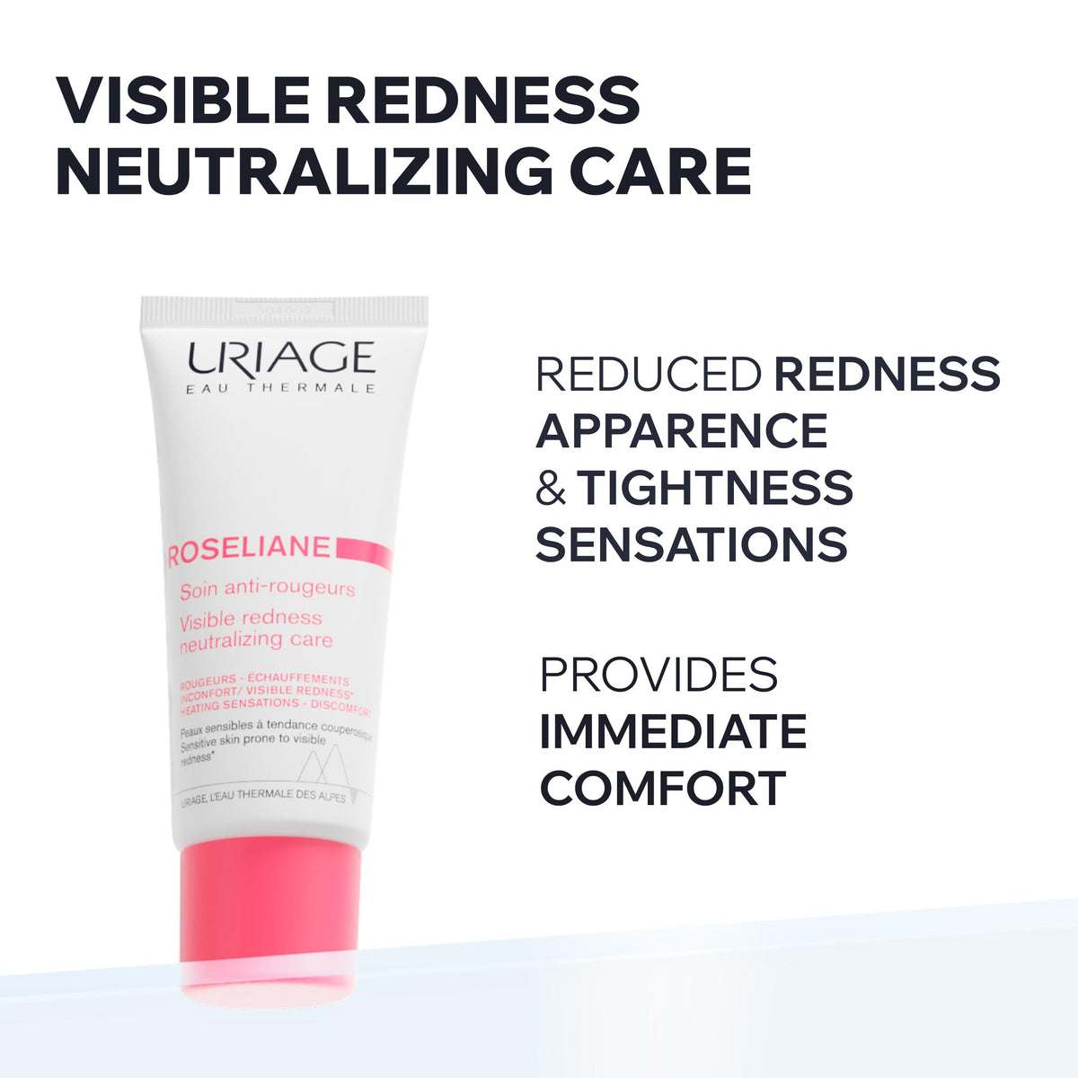 Crema Facial Uriage Roseliane Rica Anti-rojeces con Manteca de Karité y Extractos de Ginseng y Algas