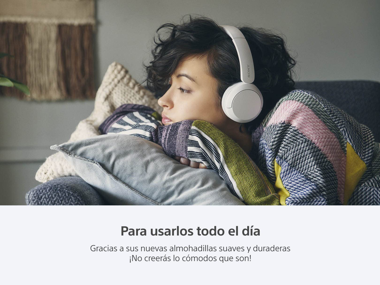 Audífonos Inalámbricos Sony WH-CH520 Azul con 50 Horas de Batería