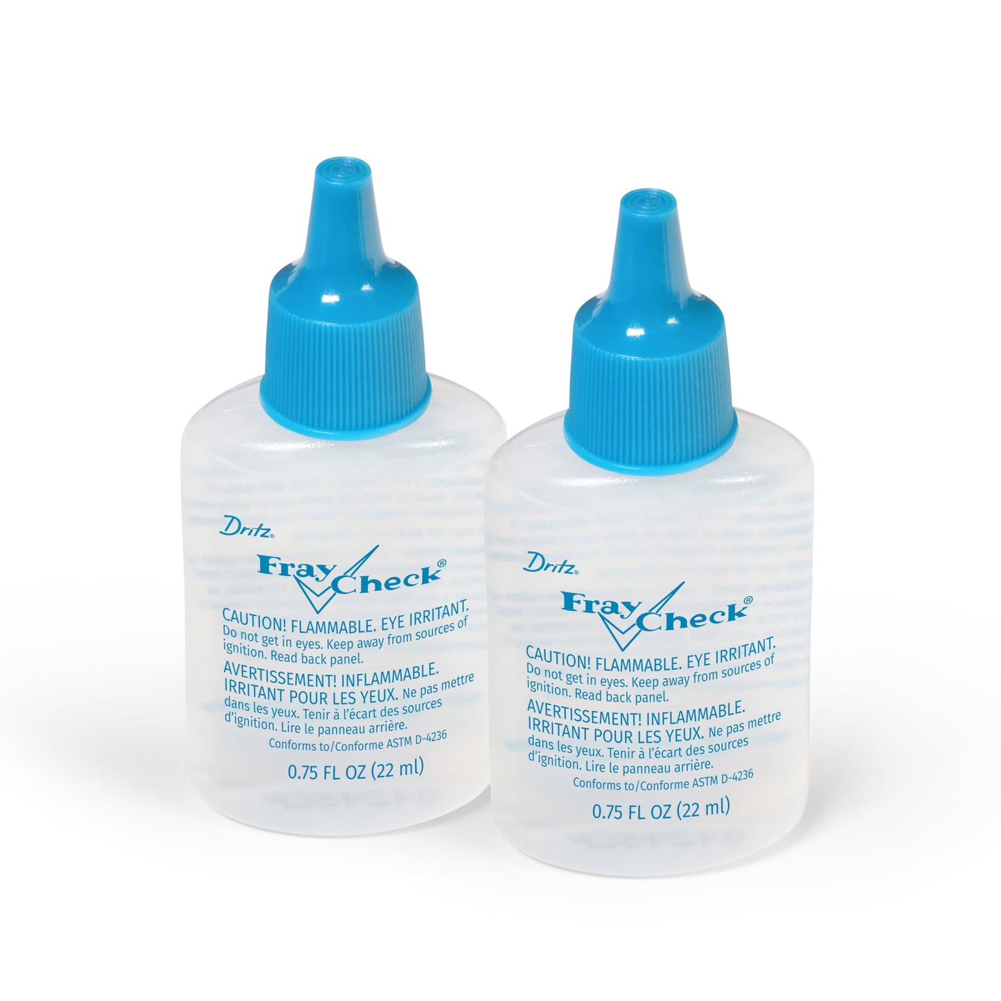 Dritz 1674 Fray Check Liquid Seam Sealant, 0.75-Ounce, 2/Pack