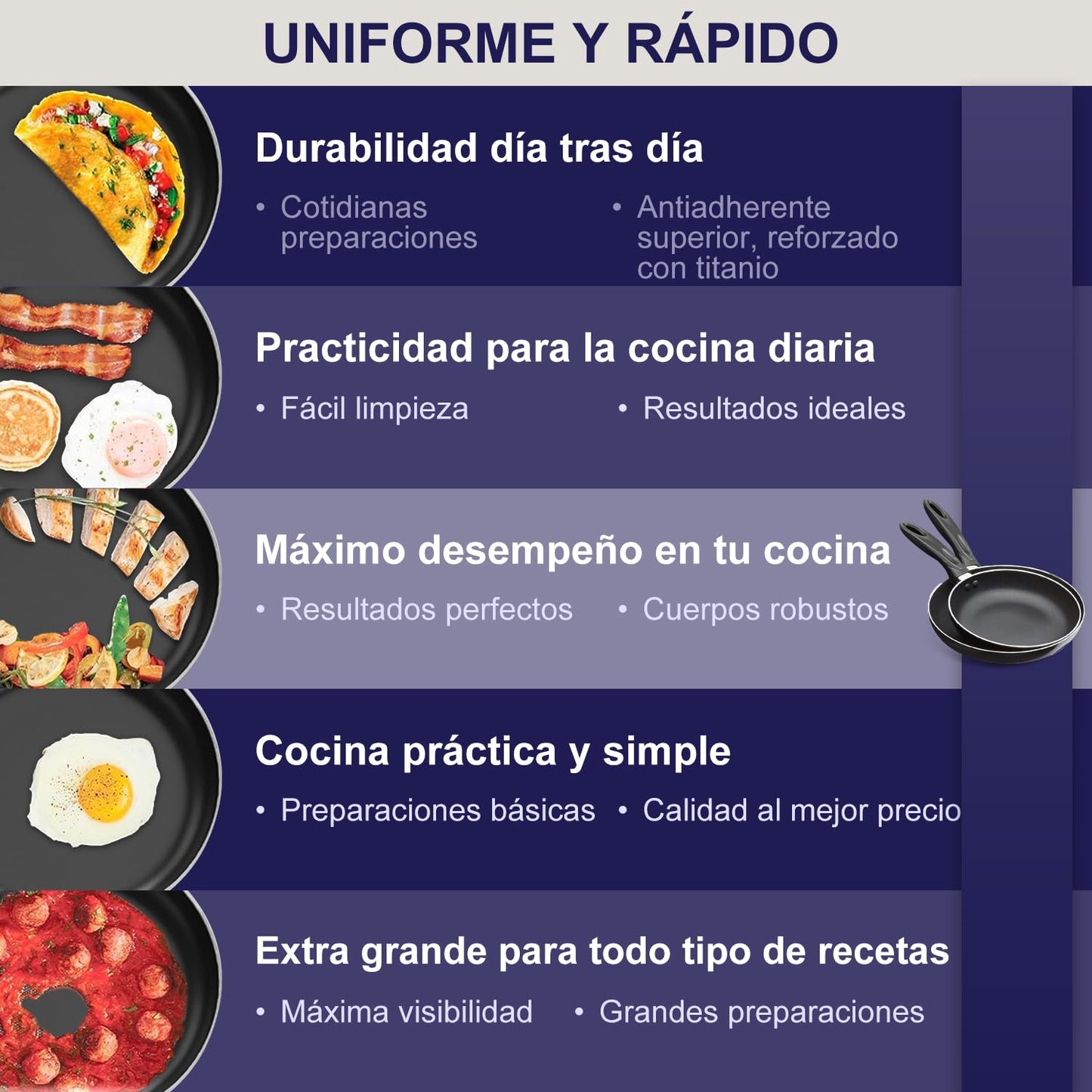 LINGLUCKY Sartenes Antiadherentes con Tapa,Bateria de Cocina, Juego de ollas y sarten 23 Piezas con Sartén, Cazos,Ollas,Cuchillos y Espátula,Juego de Utensilios de Cocina de Color,Negro