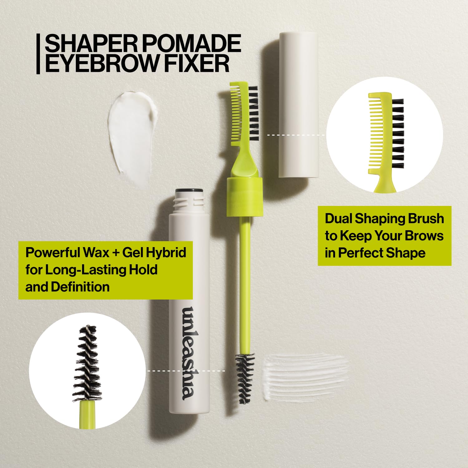 Unleashia, Shaper Pomade Eyebrow Fixer N° 1 Clear
