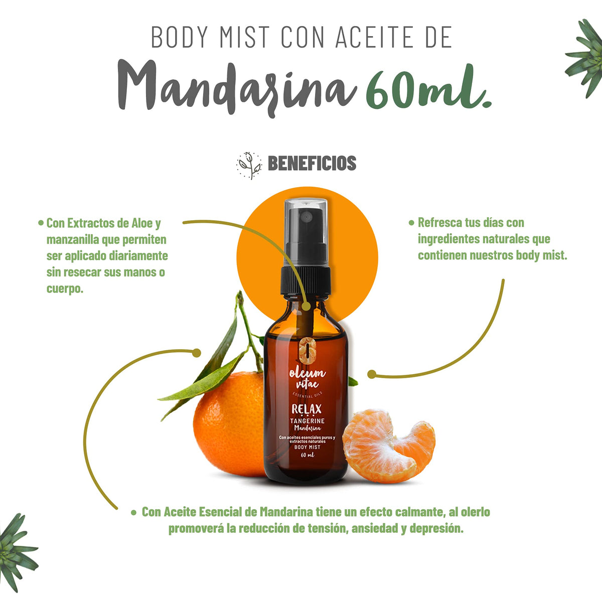 Kit Cuidado de la Piel Oleum Vitae Mandarina Hidratación Profunda