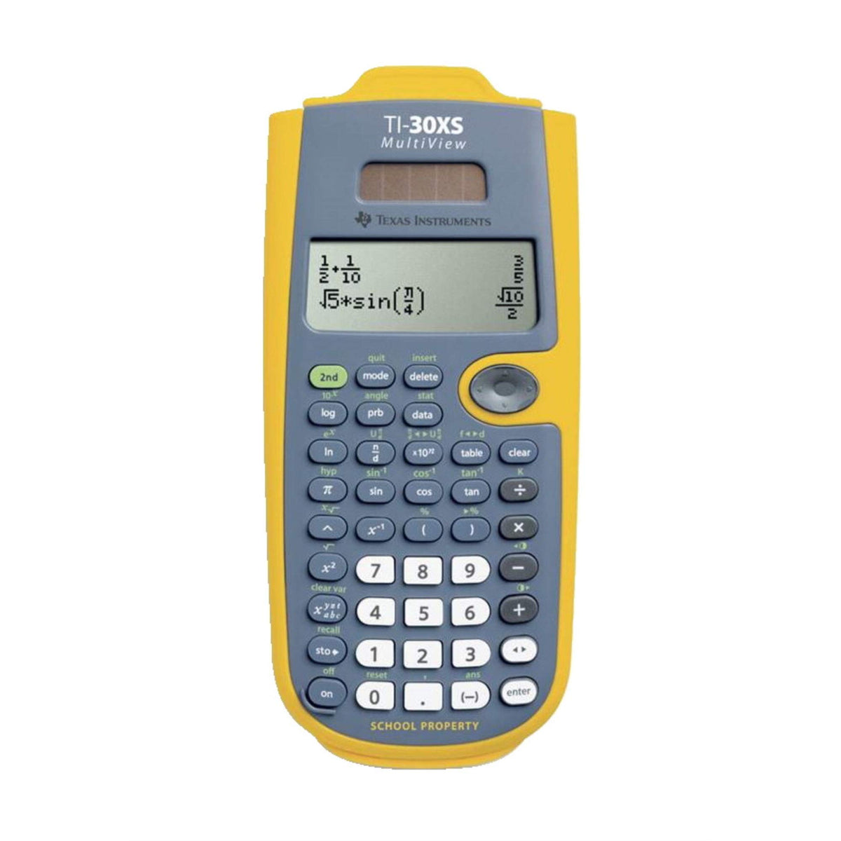 Calculadora Texas Instruments TI-30XS MultiView Amarillo Kit de Maestro