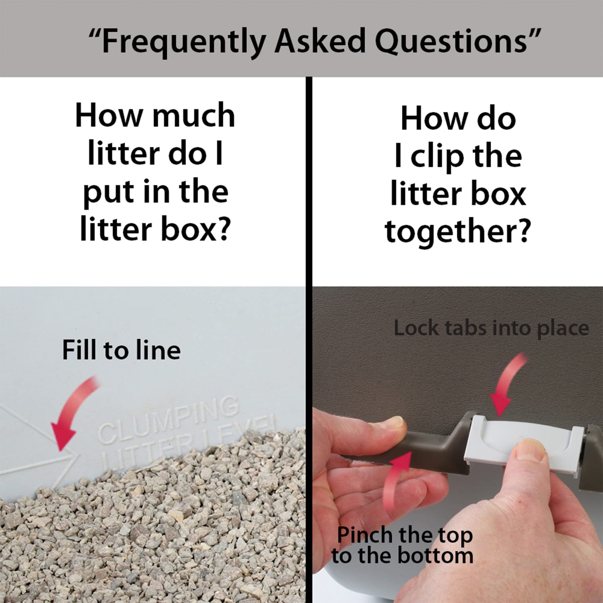 Caja de Arena Autolimpiante Omega Paw Gris Tamaño Regular Generación 5