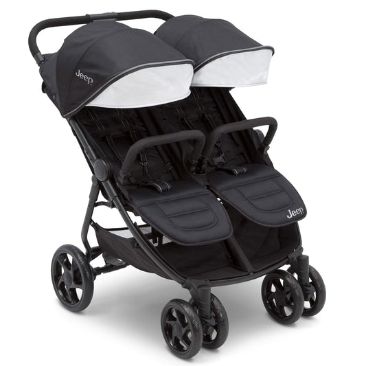 Jeep Destination - carriola doble ultraligero lateral x lateral, medianoche