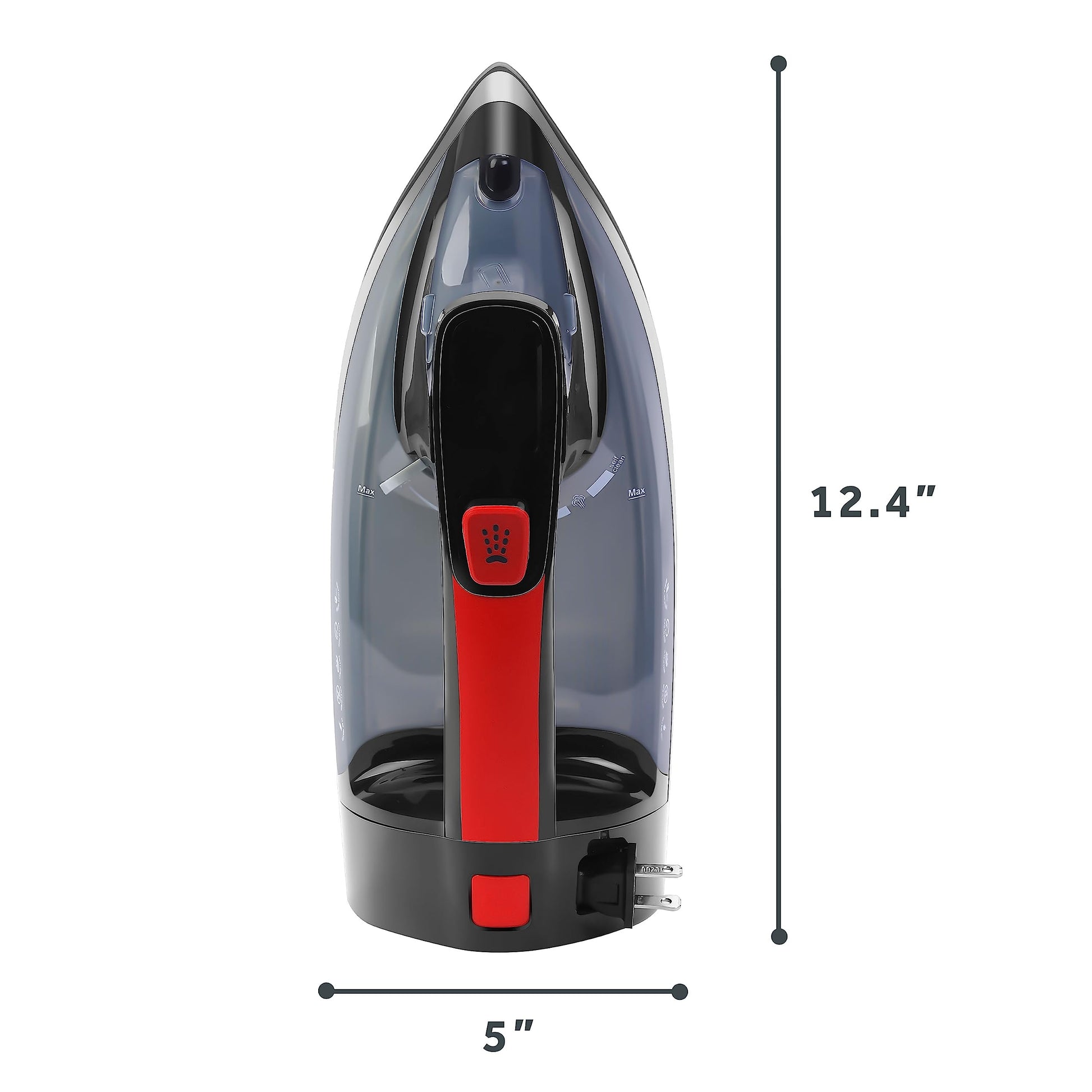 Plancha Digital Profesional Sunbeam Negro Rojo