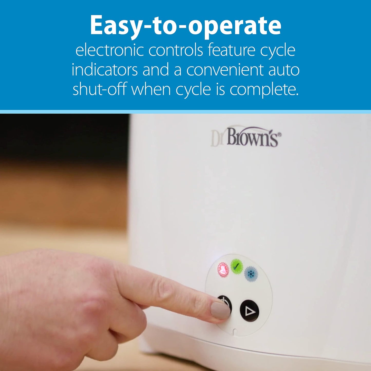 Esterilizador Eléctrico de Biberón y Chupete Dr. Brown's de Lujo