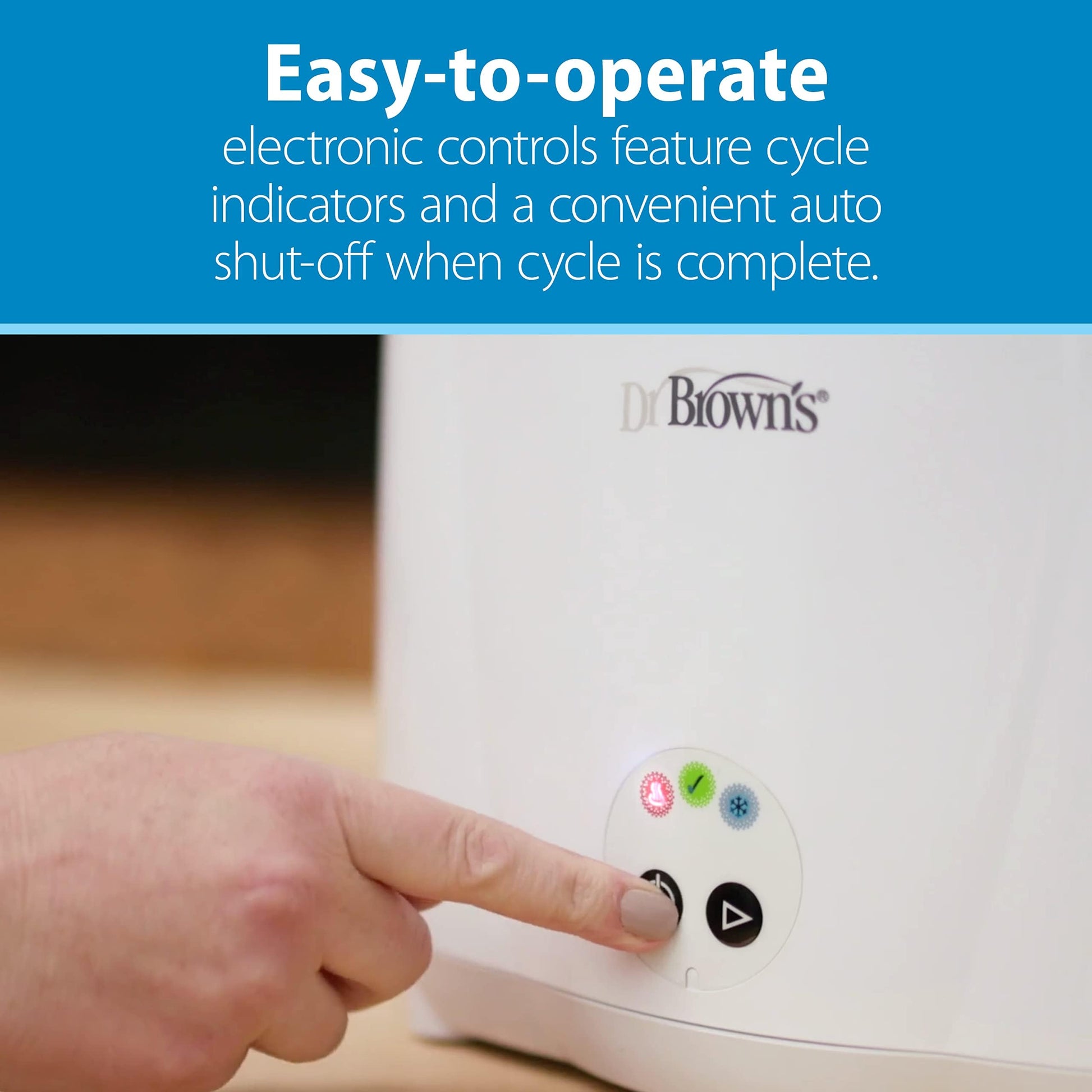 Esterilizador Eléctrico de Biberón y Chupete Dr. Brown's de Lujo