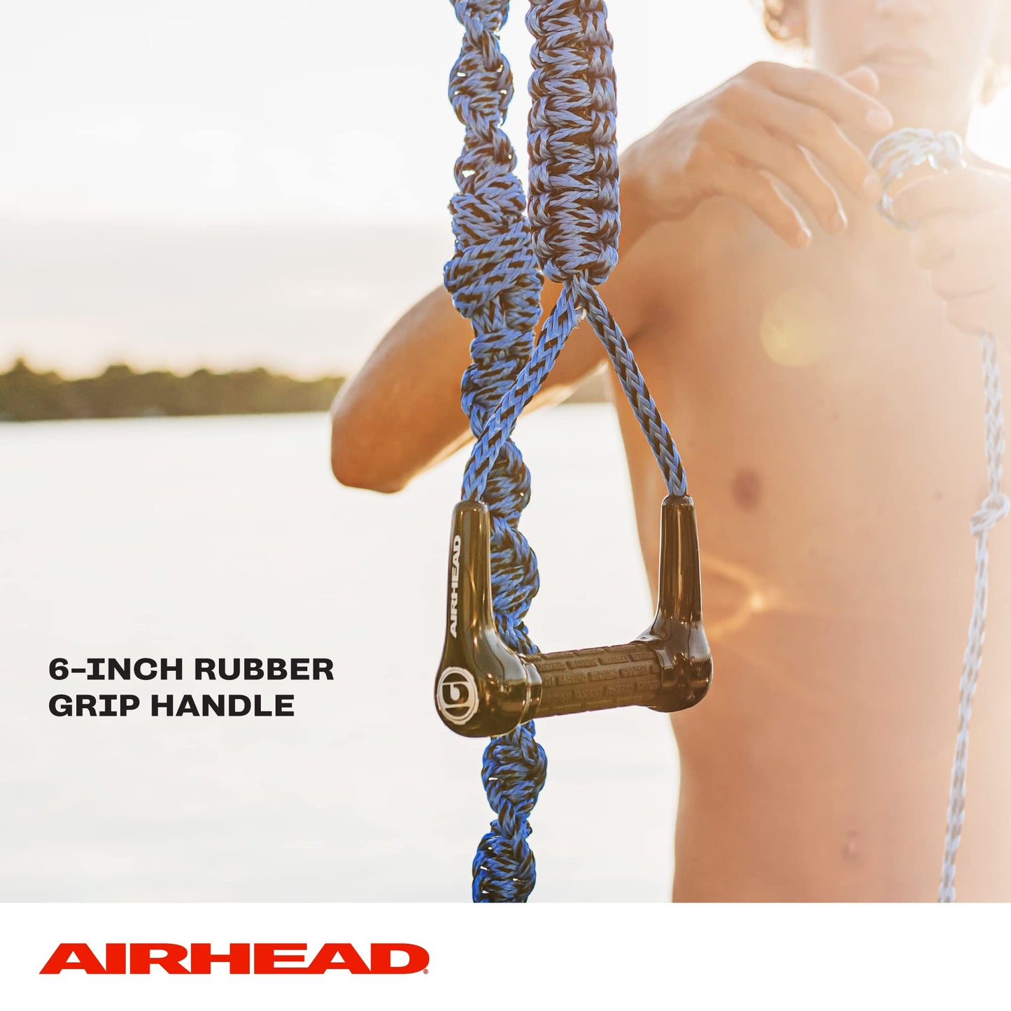 Cuerda WakeSurf Airhead 16 Pies Trenzado en Espiral