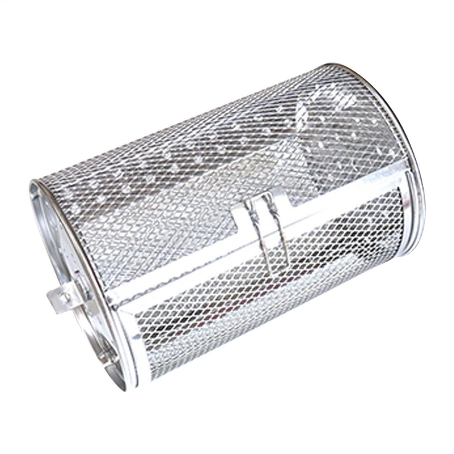 Cesta giratoria de acero inoxidable para horno de tambor | Cesta multifuncional para asar al horno, hornear, hornear, cacahuetes, nueces secas, granos de café, barbacoa