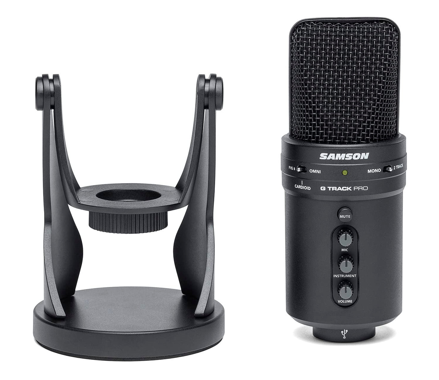 Micrófono USB Profesional Samson g-track Pro con Interfaz de Audio