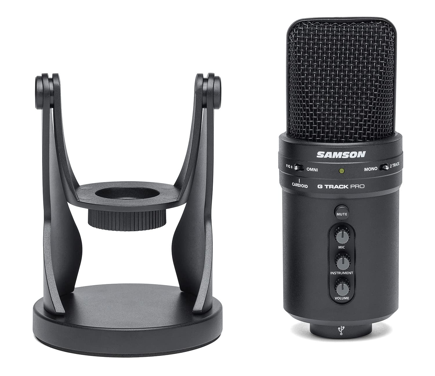 Micrófono USB Profesional Samson g-track Pro con Interfaz de Audio