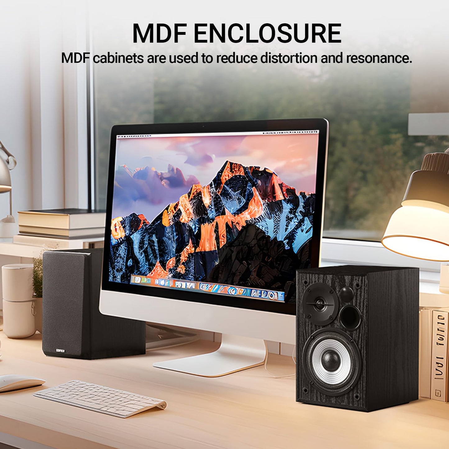 Altavoces de Estantería Activos Bluetooth Edifier Negro 2.0