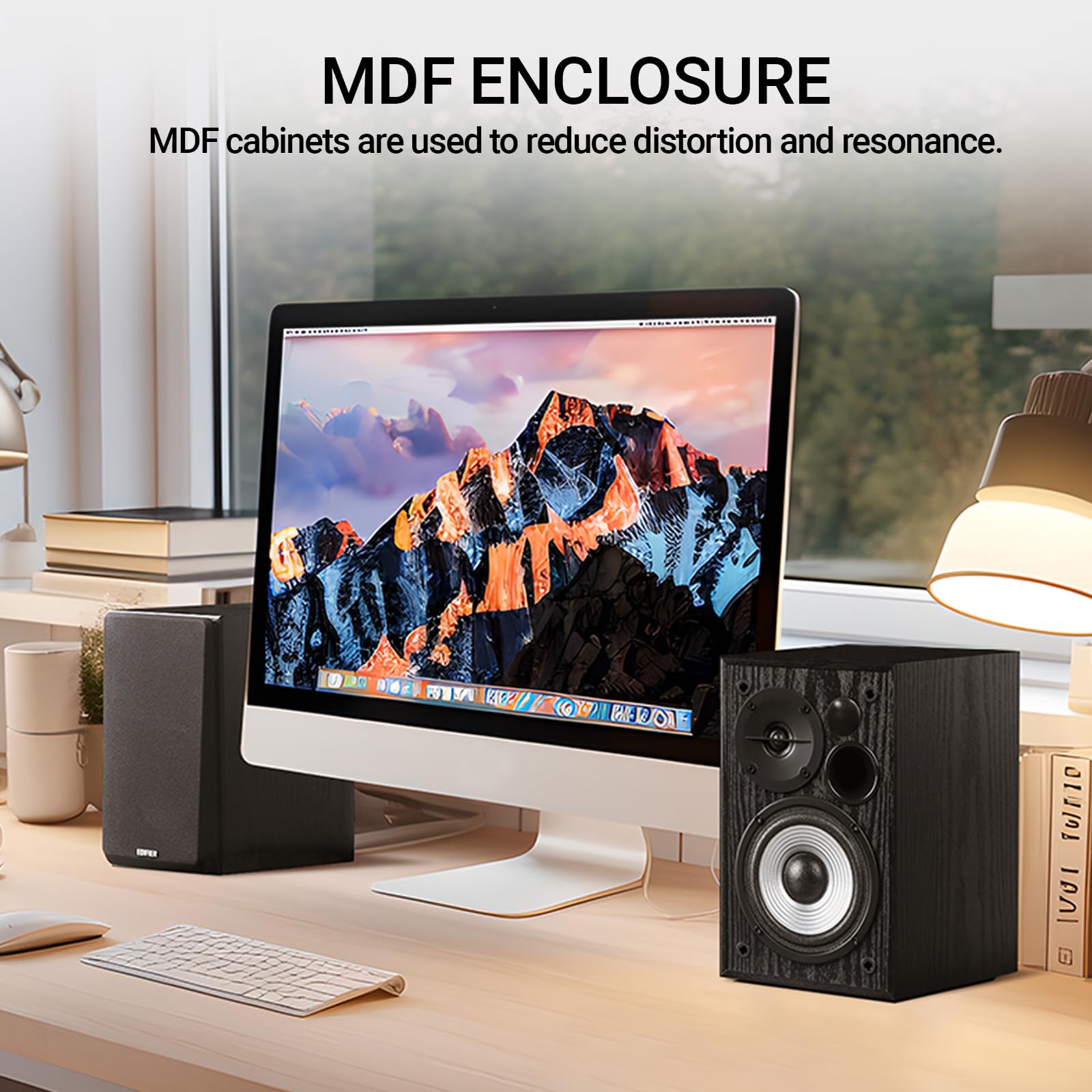 Altavoces de Estantería Activos Bluetooth Edifier Negro 2.0