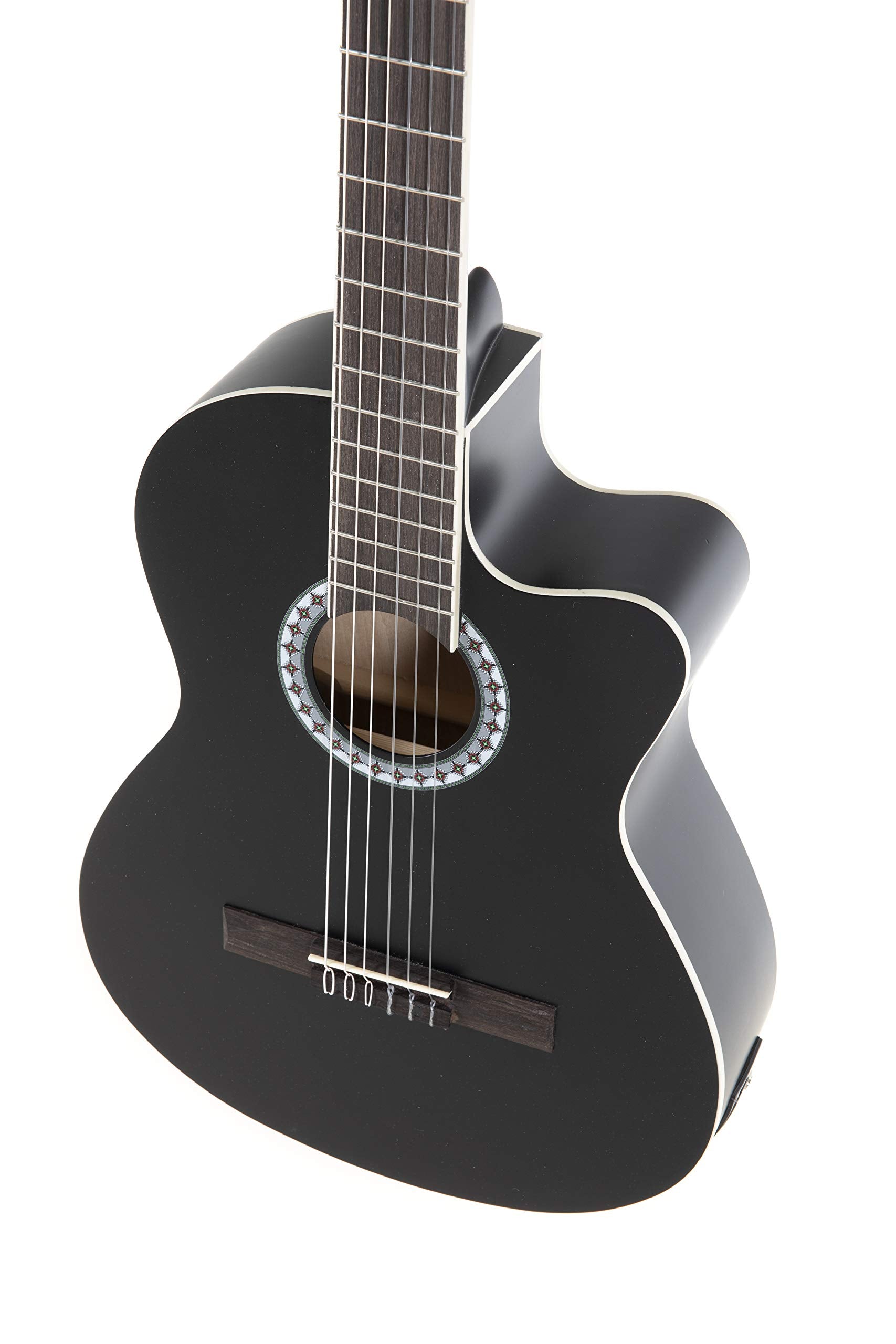 Gewa ISGEWPS510198 Guitarra Electro Acústica 4/4, Negra Resaque
