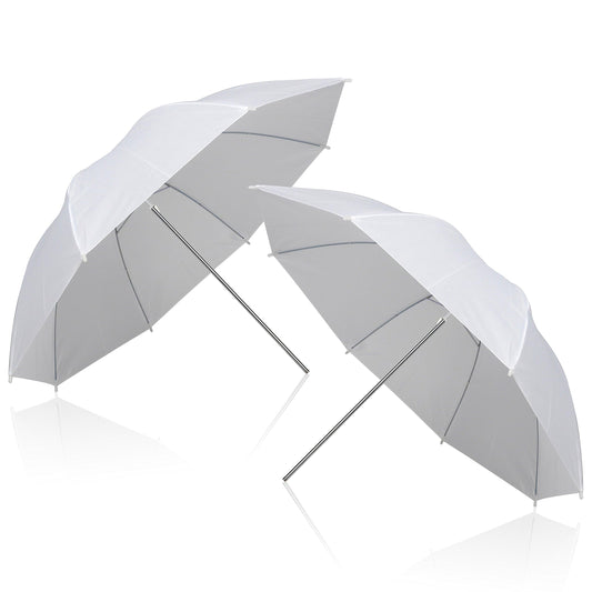 Emart 2 x 33 Photography Photo Video Studio Lighting Flash Translucent White Soft Umbrella