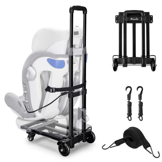 KEDSUM - Carrito de viaje para asiento de coche, compacto y ligero para aeropuerto, silla de paseo portátil de construcción sólida para aeropuertos, carro de mano plegable para bebé, elevador