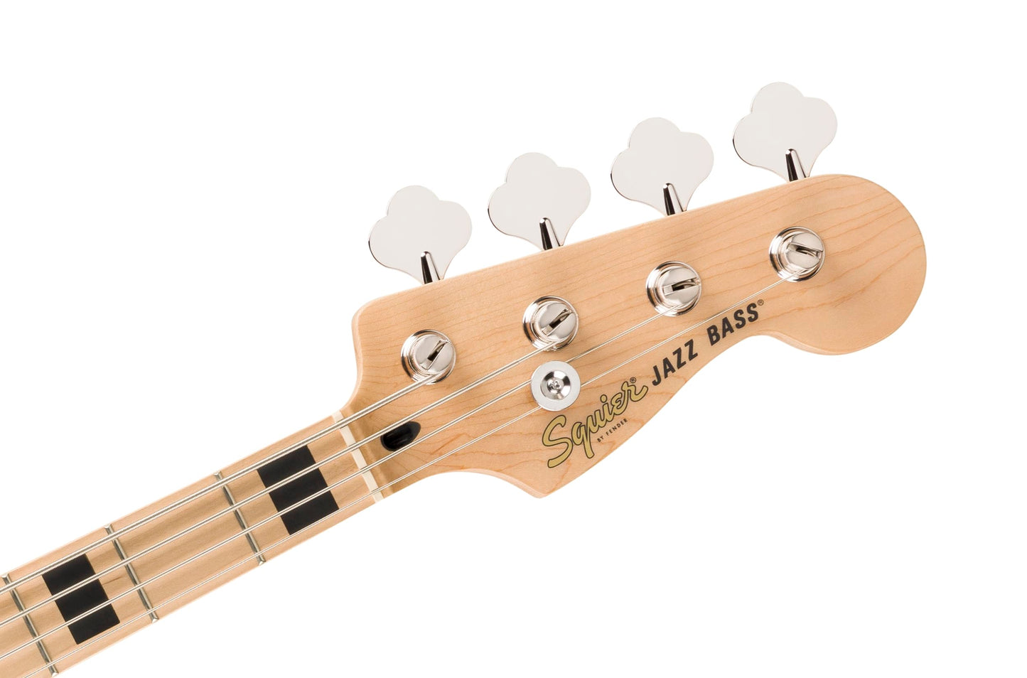 Affinity Series® Active Jazz Bass®, Maple Fingerboard, Black Pickguard, Olympic White
