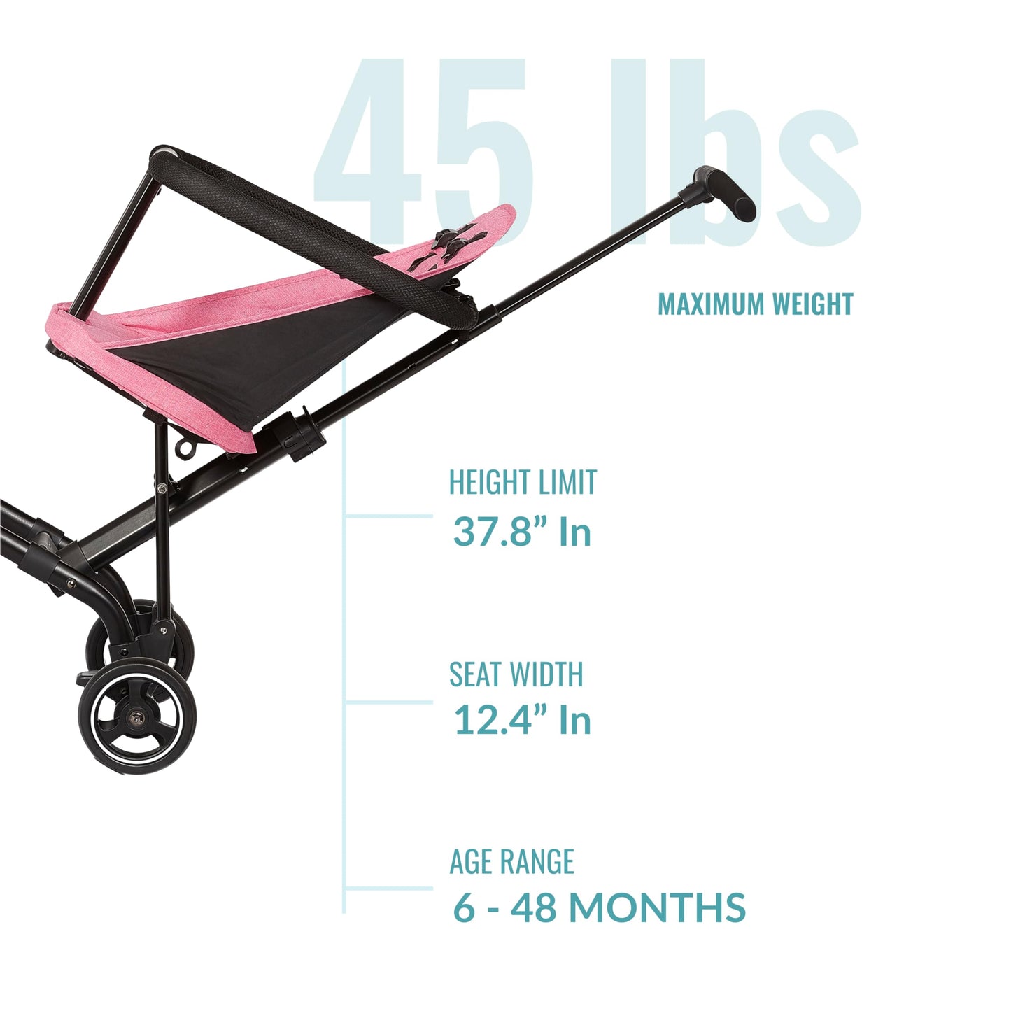 Cochecito y Silla de Paseo Dream On Me Rosa Universal Coast